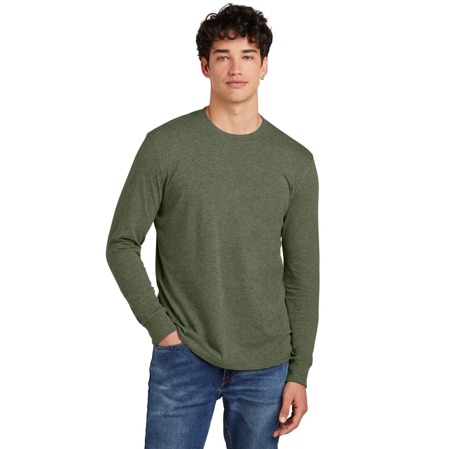 District-District® Perfect Blend® CVC Long Sleeve Tee DT109-MedTech-5