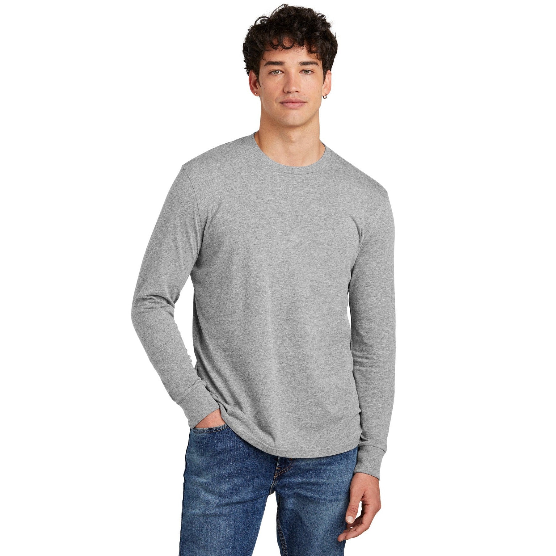 District-District® Perfect Blend® CVC Long Sleeve Tee DT109-MedTech-8