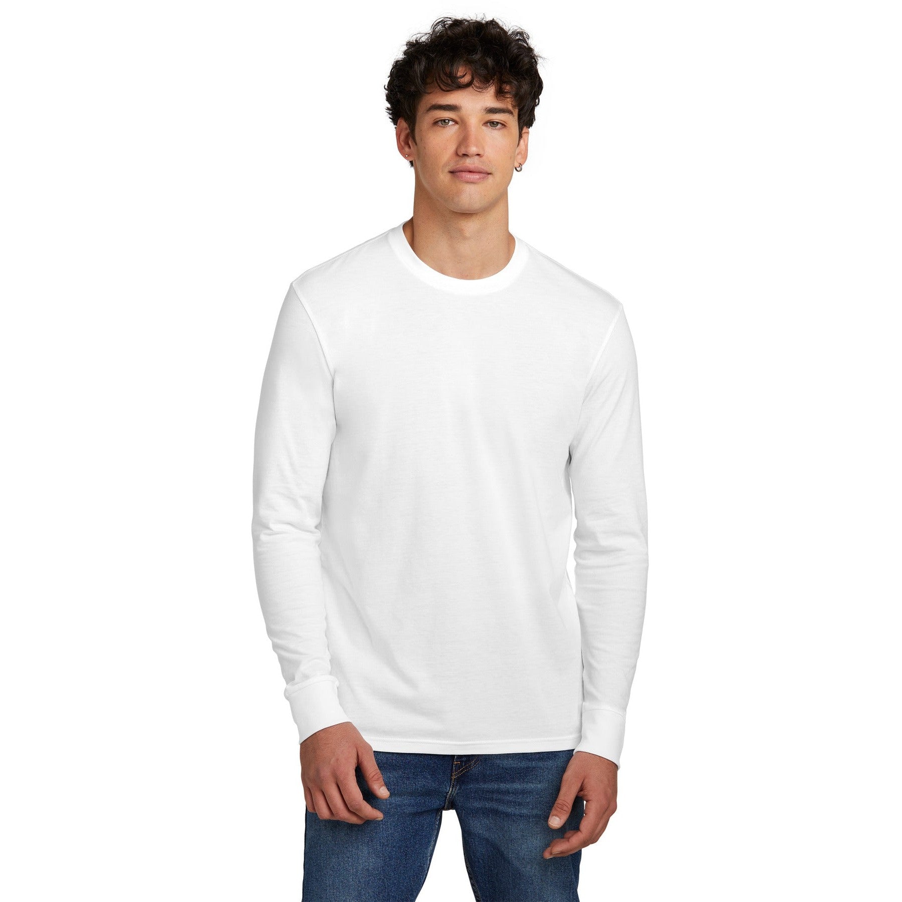 District-District® Perfect Blend® CVC Long Sleeve Tee DT109-MedTech-9