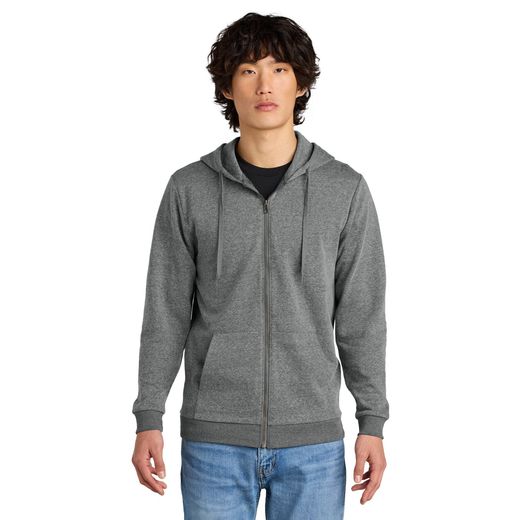 District-District® Perfect Tri® Fleece Full-Zip Hoodie DT1302-MedTech-3