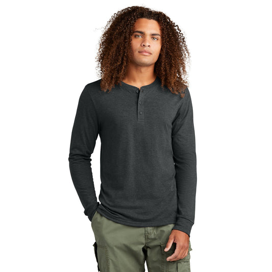 District-District® Perfect Tri® Long Sleeve Henley DT145-MedTech-1