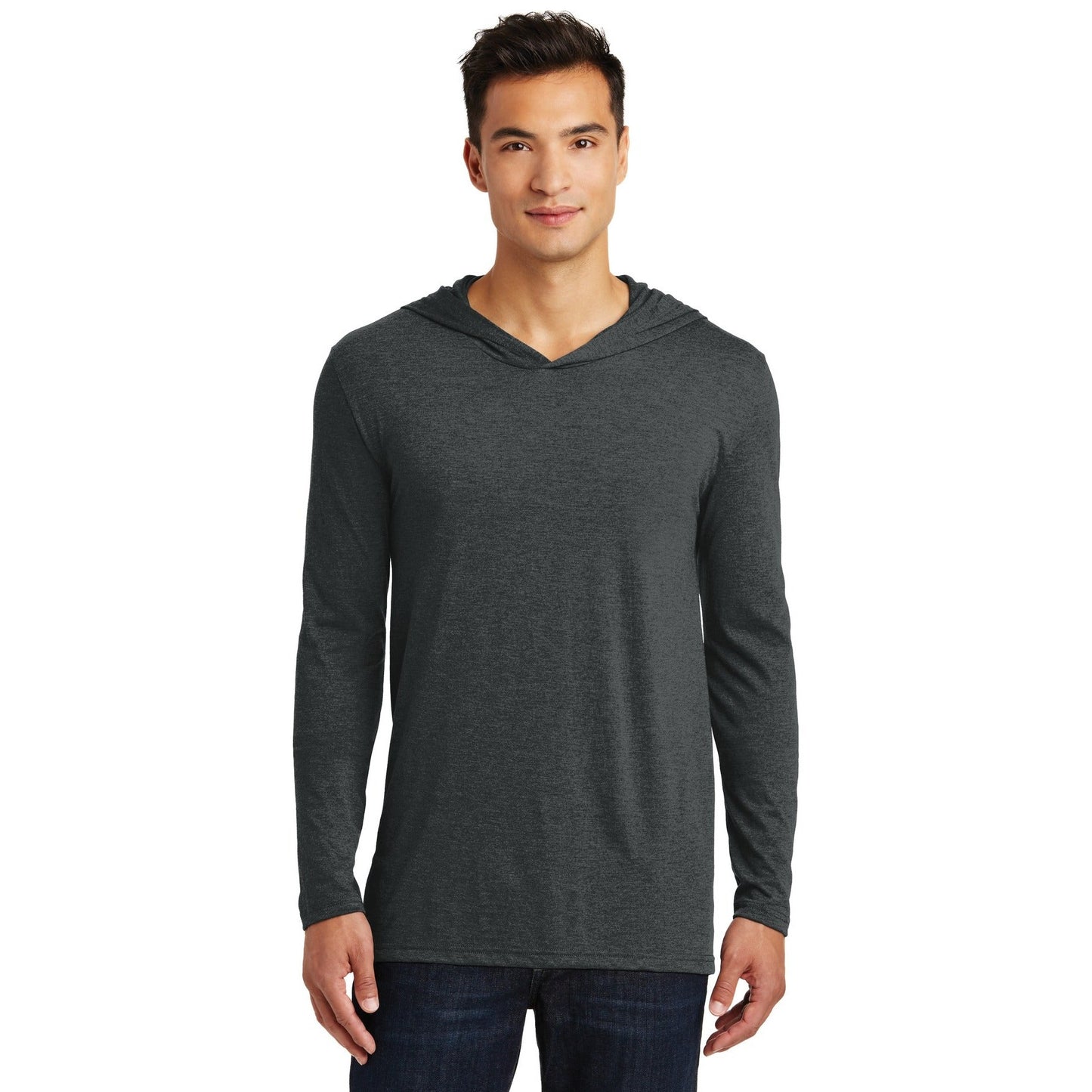 District-District® Perfect Tri® Long Sleeve Hoodie. DM139-MedTech-2