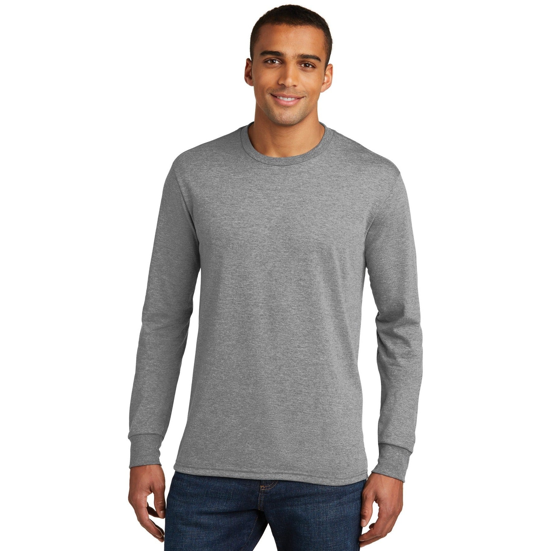 District-District® Perfect Tri® Long Sleeve Tee . DM132-MedTech-5