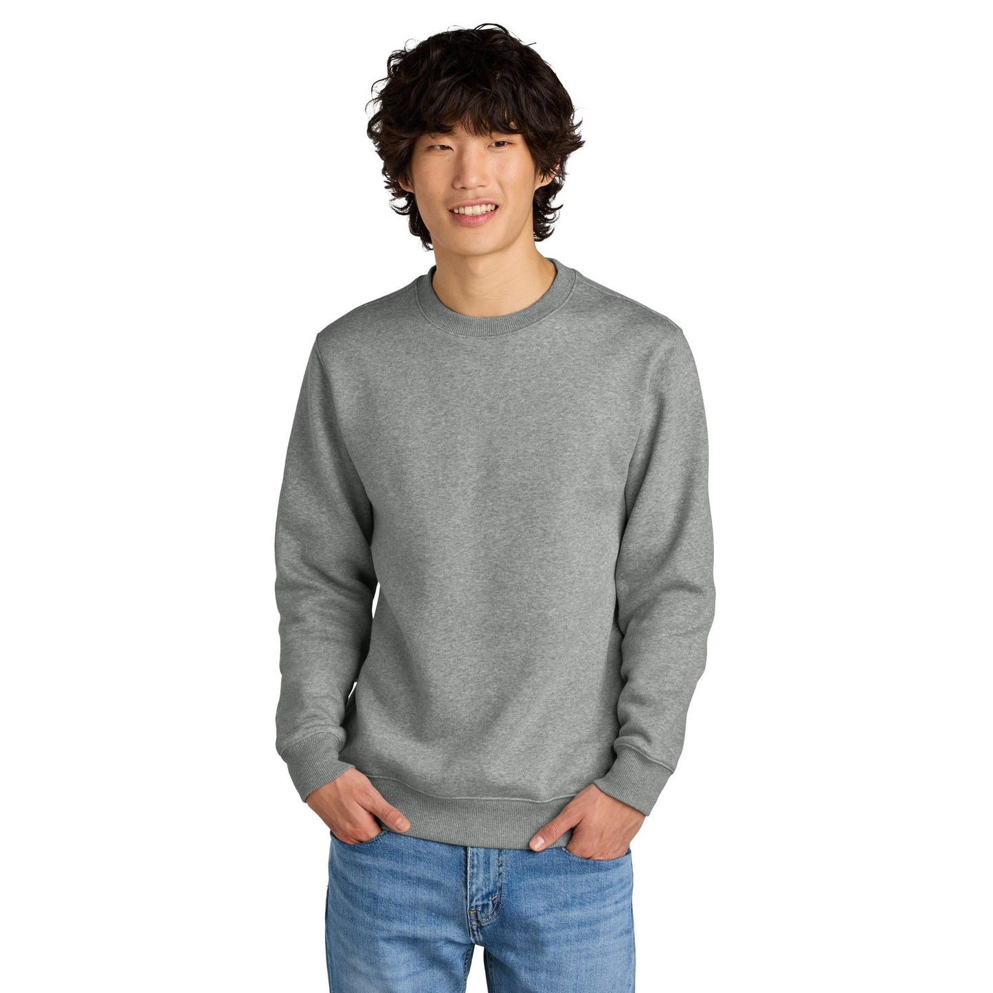 District-District® Perfect Weight® Fleece Crew DT1106-MedTech-4