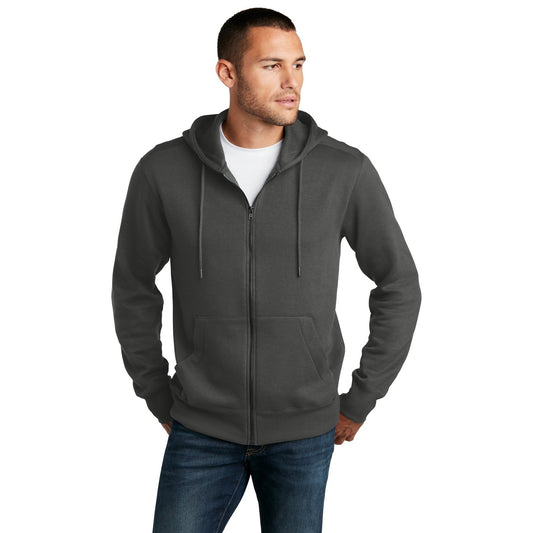 District-District ® Perfect Weight ® Fleece Full-Zip Hoodie DT1103-MedTech-1