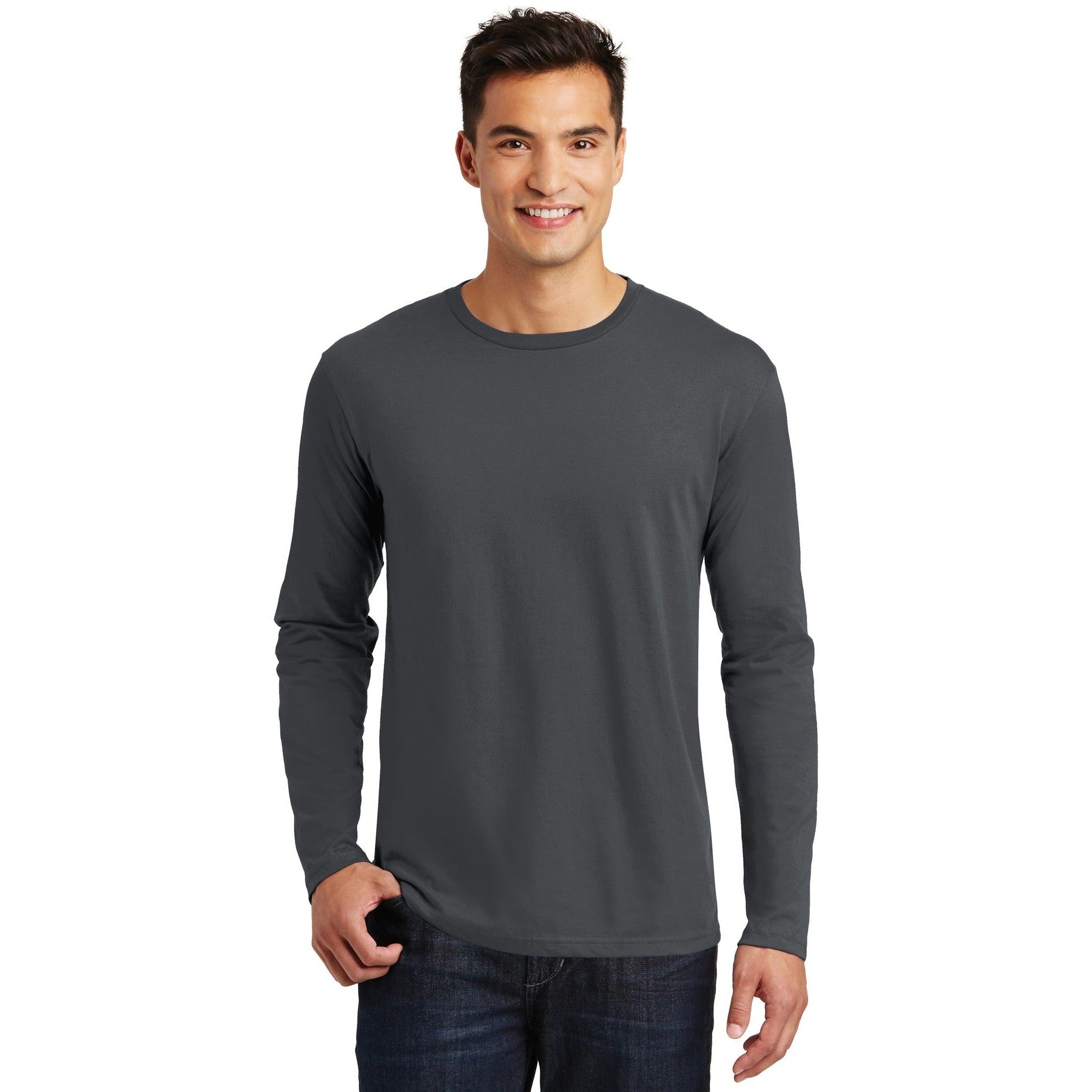 District-District ® Perfect Weight® Long Sleeve Tee. DT105-MedTech-2