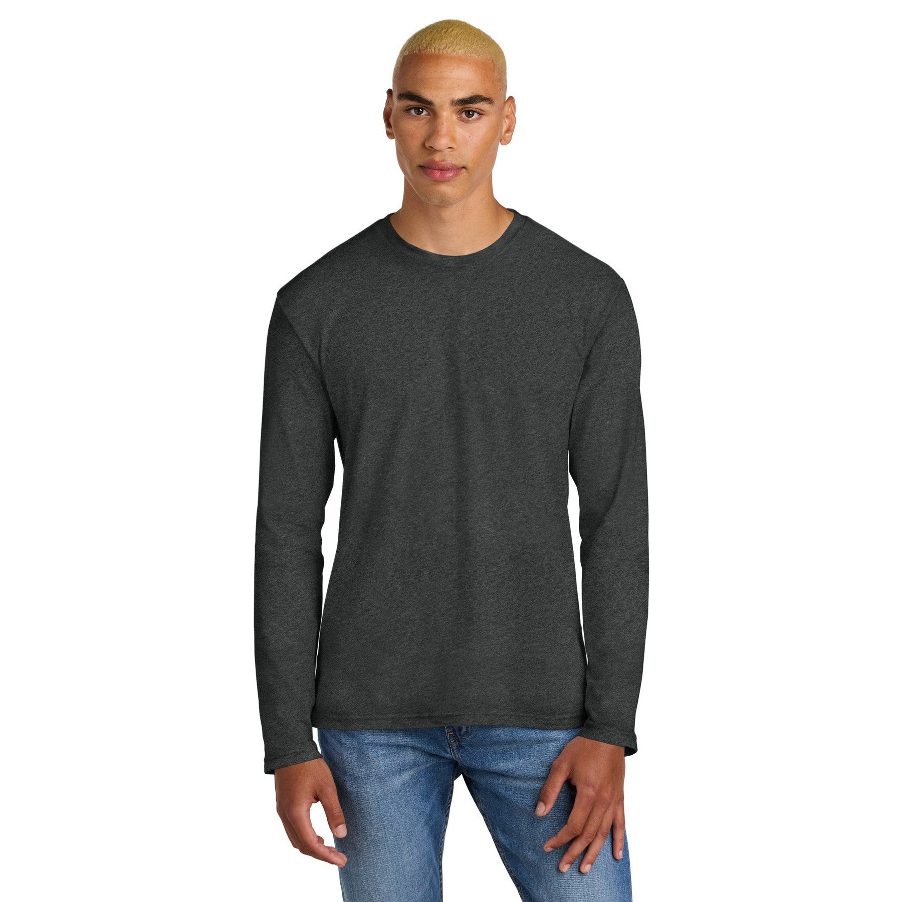 District-District ® Perfect Weight® Long Sleeve Tee. DT105-MedTech-4