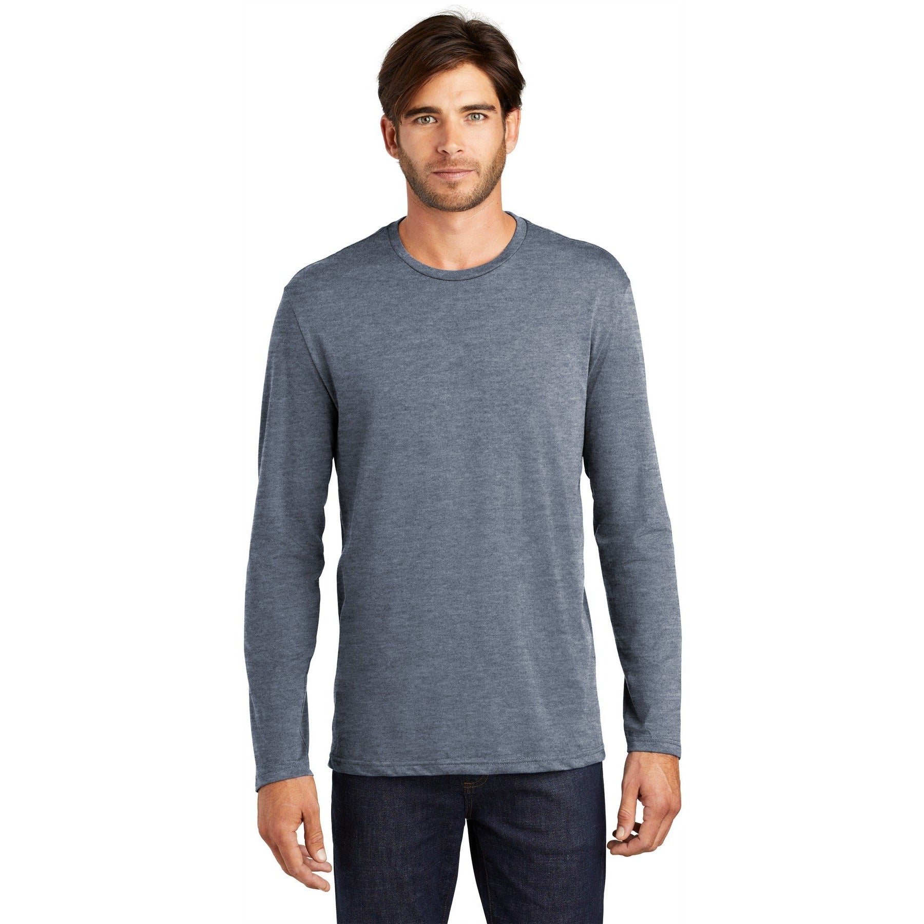 District-District ® Perfect Weight® Long Sleeve Tee. DT105-MedTech-5