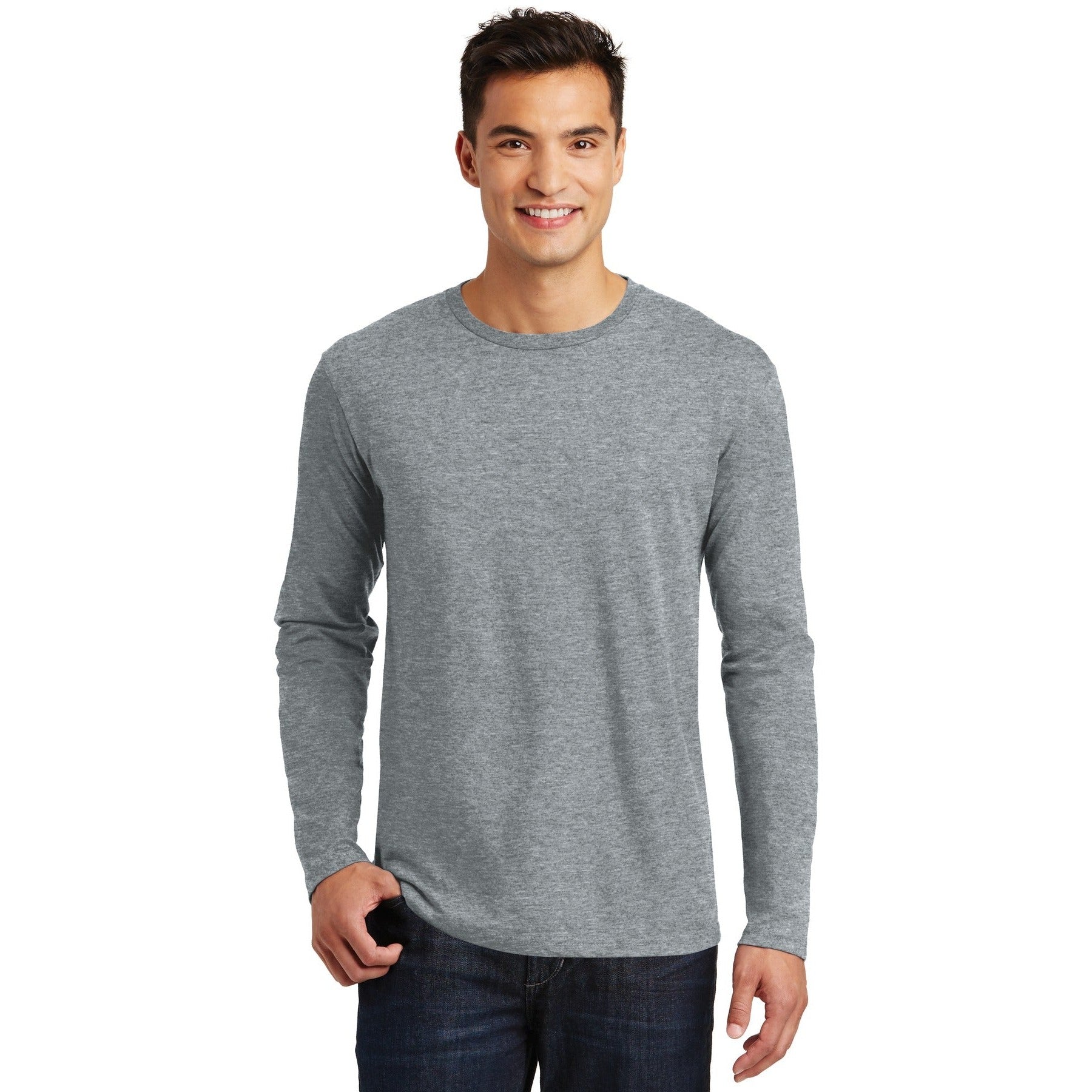 District-District ® Perfect Weight® Long Sleeve Tee. DT105-MedTech-6