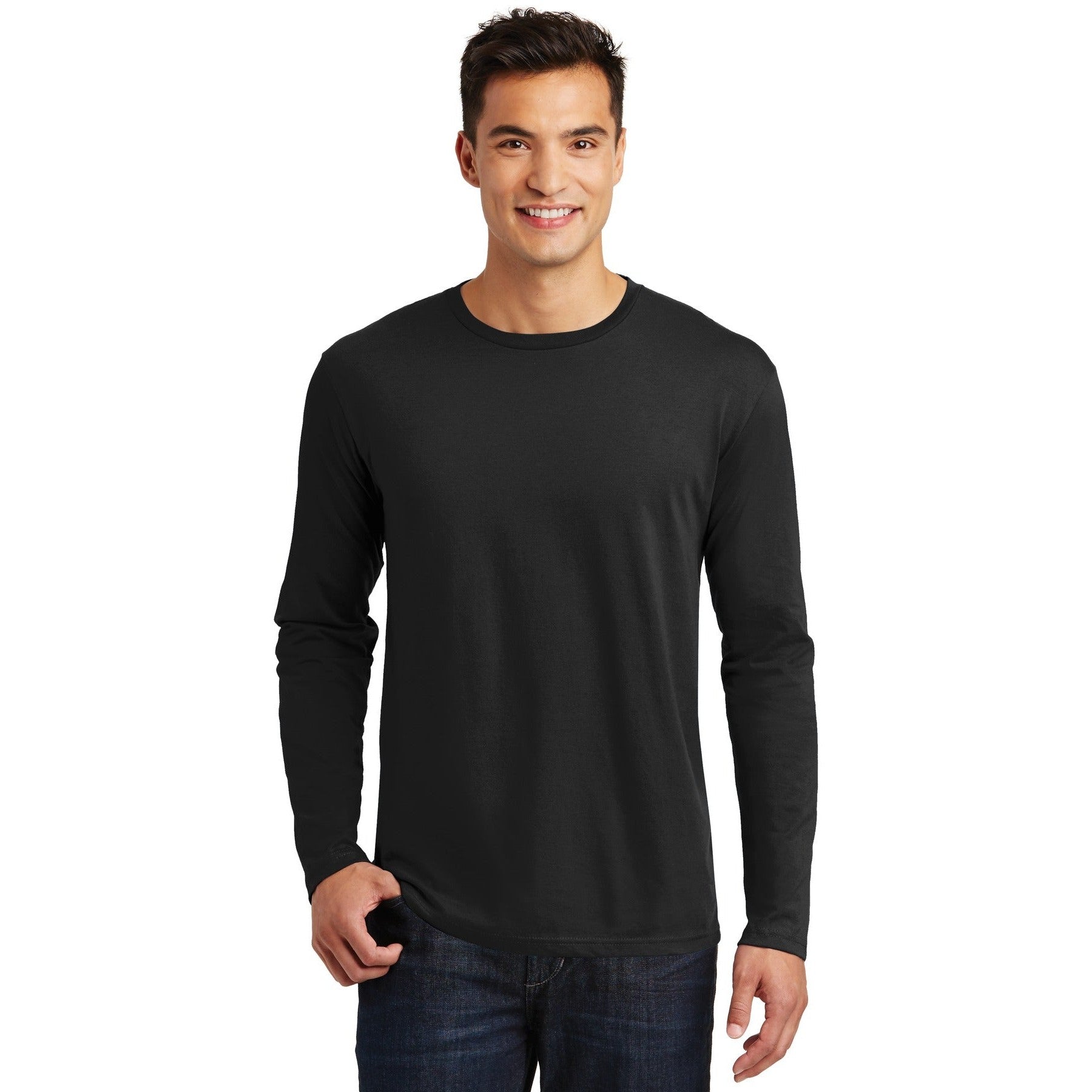 District-District ® Perfect Weight® Long Sleeve Tee. DT105-MedTech-7