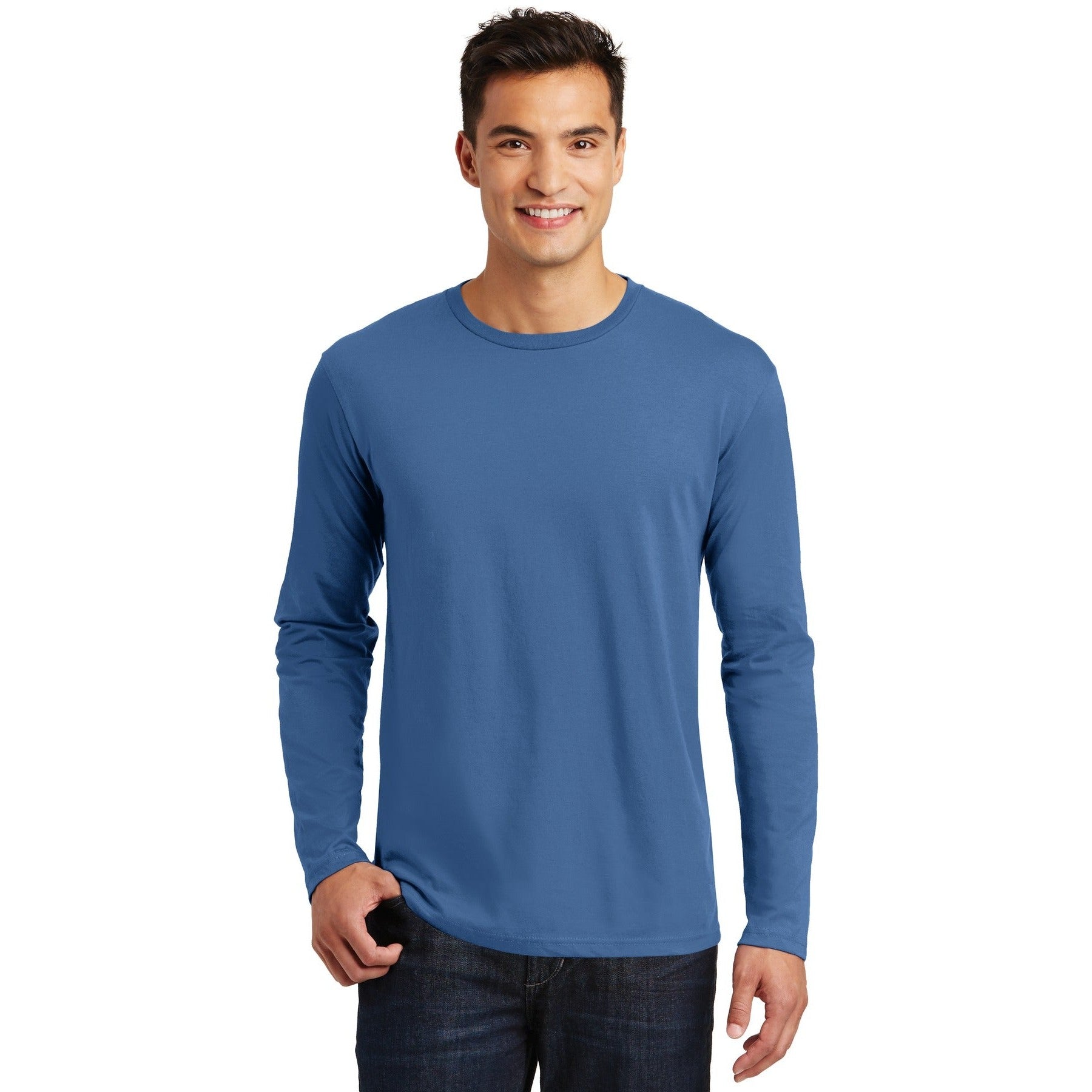 District-District ® Perfect Weight® Long Sleeve Tee. DT105-MedTech-8