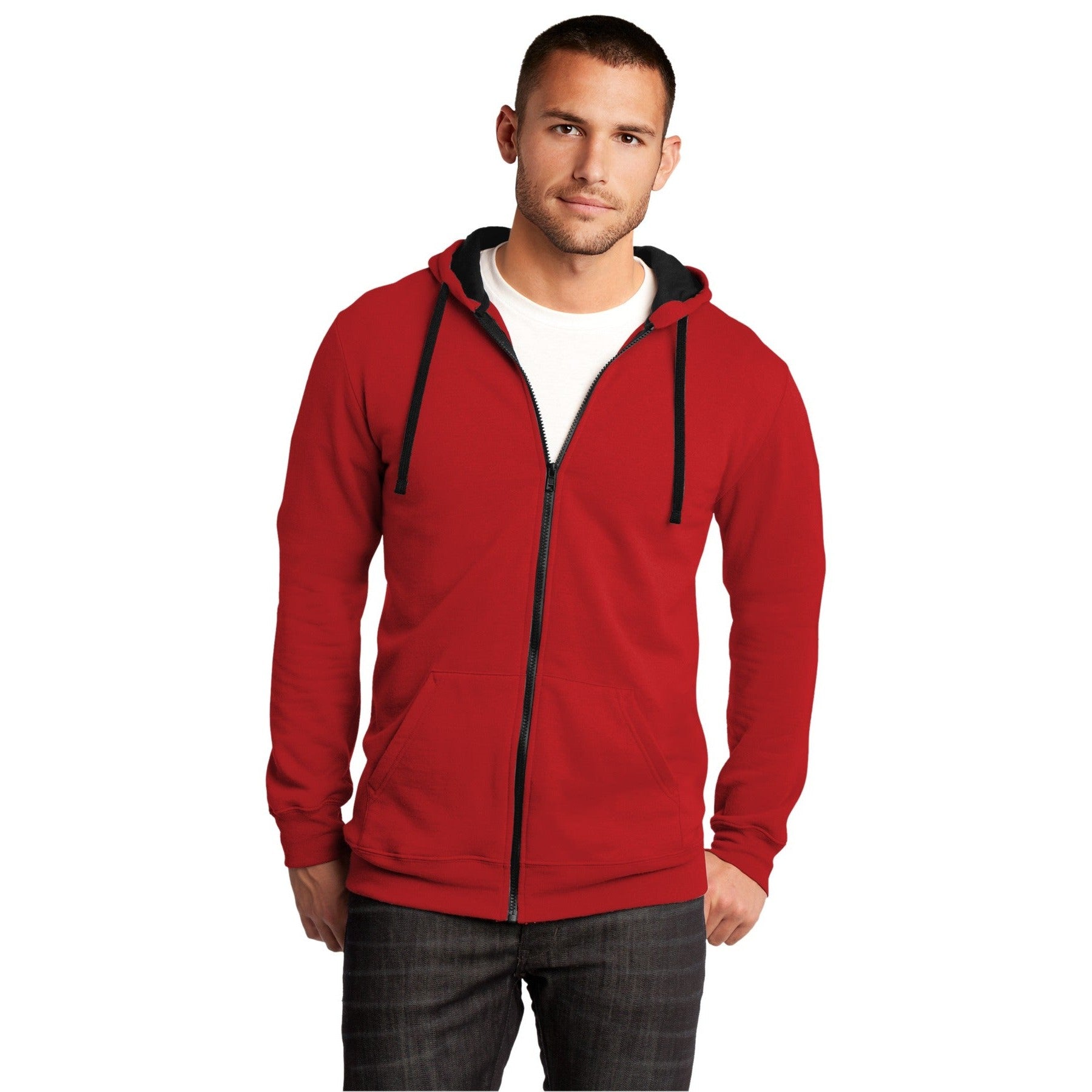 District-District® The Concert Fleece® Full-Zip Hoodie. DT800-MedTech-6