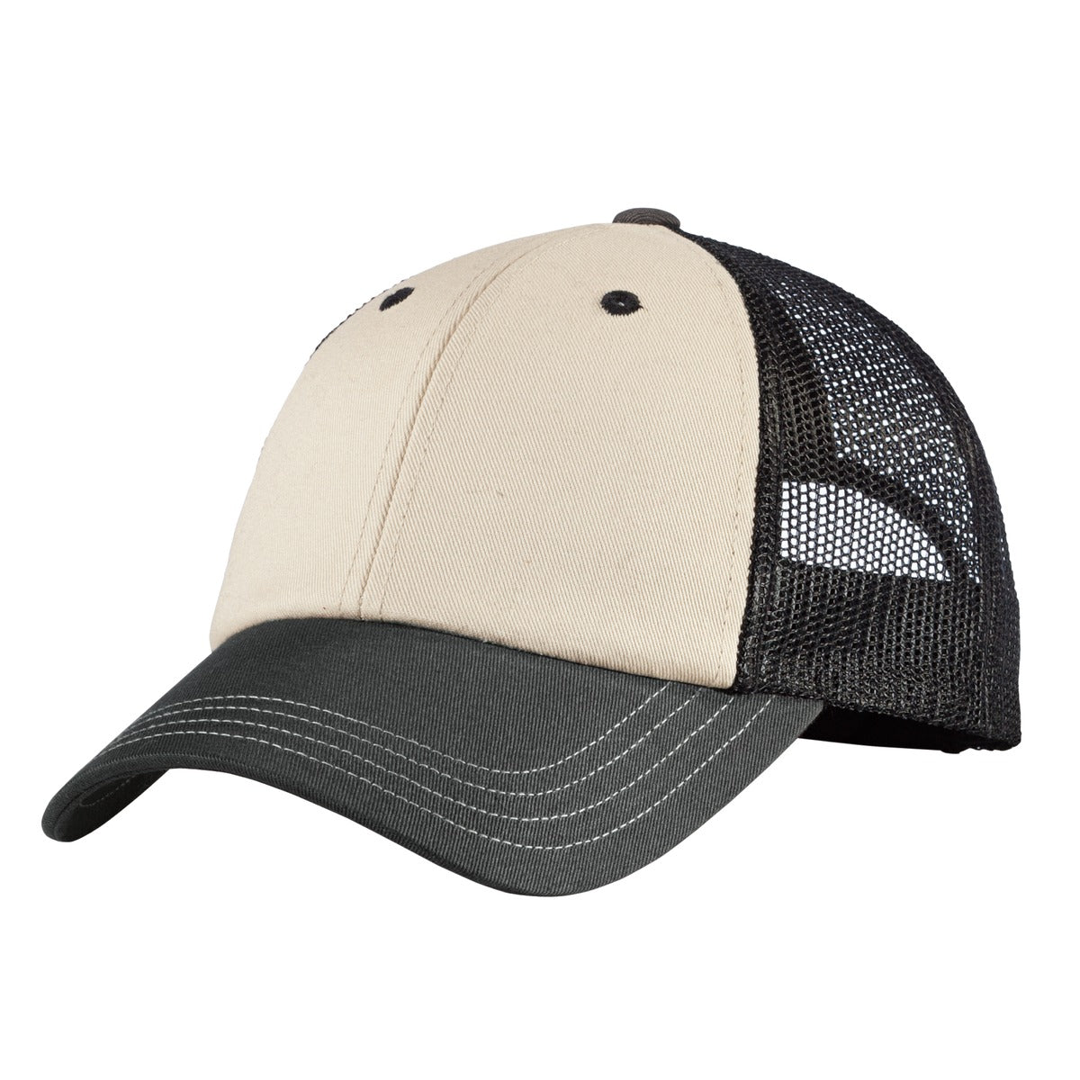 District-District® Tri-Tone Mesh Back Cap DT616-MedTech-3