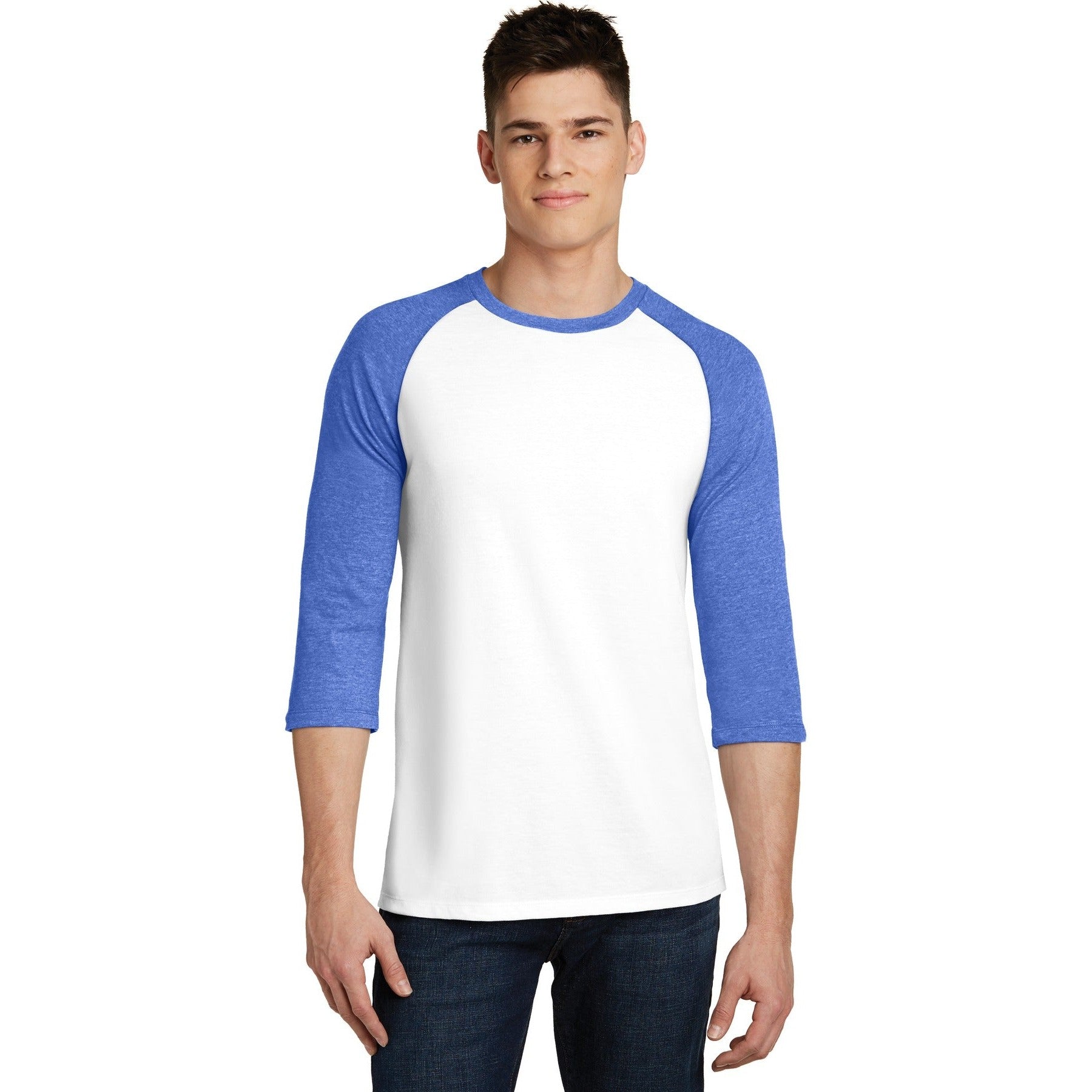 District-District® Very Important Tee® 3/4-Sleeve Raglan. DT6210-MedTech-6