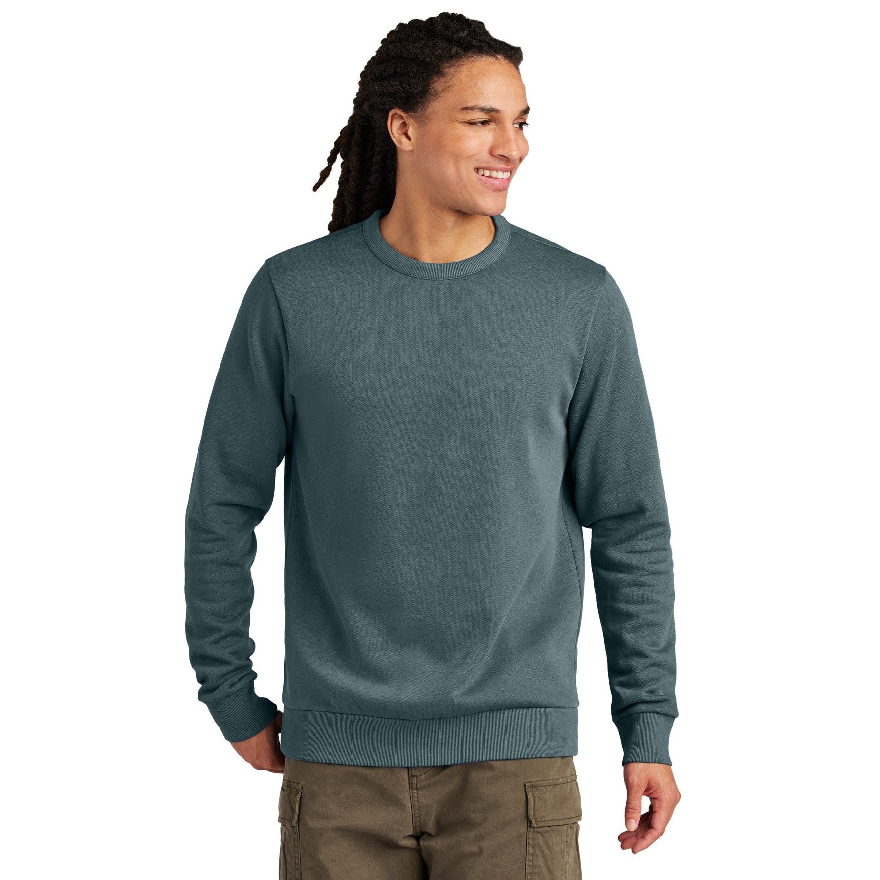 District-District Wash™ Fleece Crew DT2204-MedTech-2
