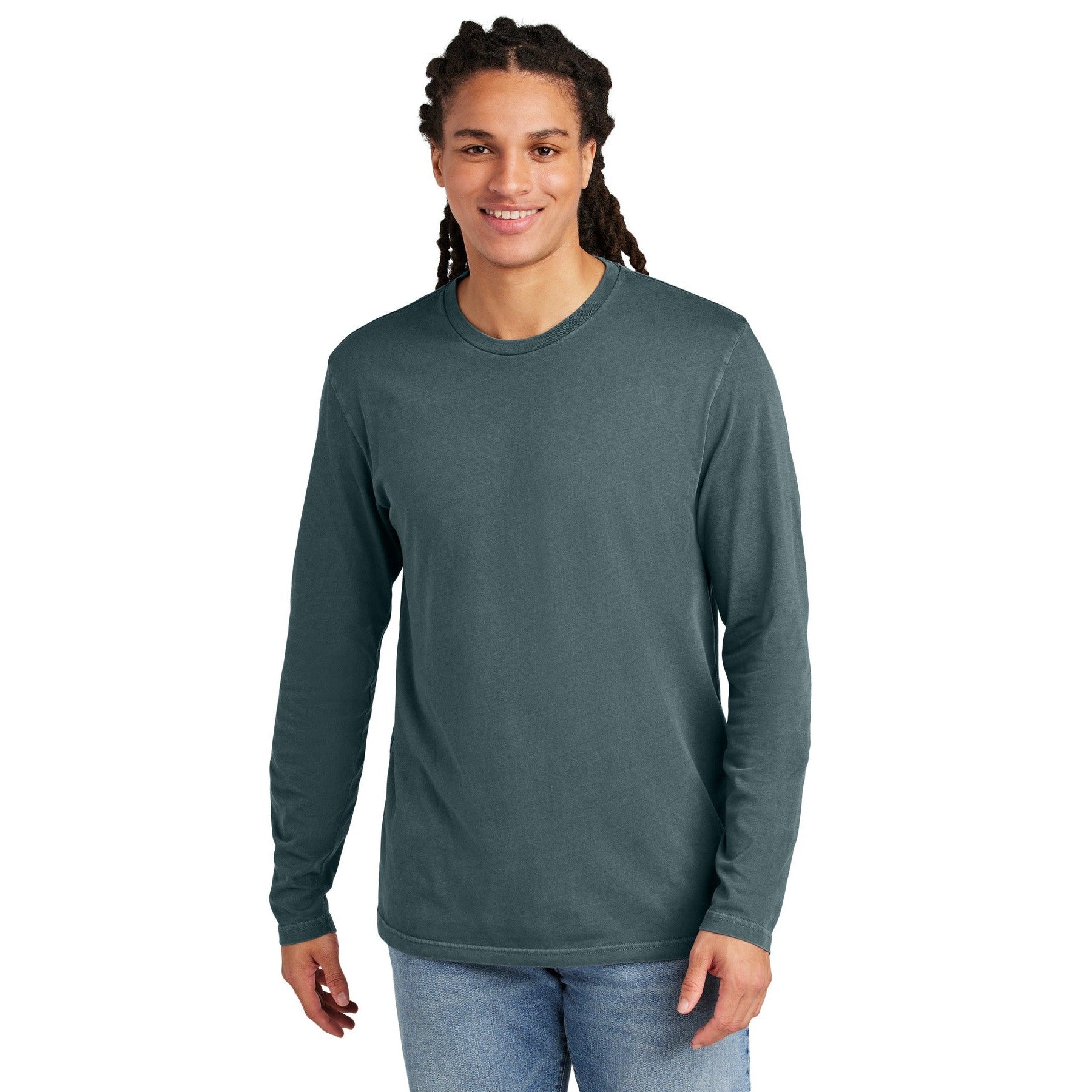 District-District Wash™ Long Sleeve Tee DT2103-MedTech-2
