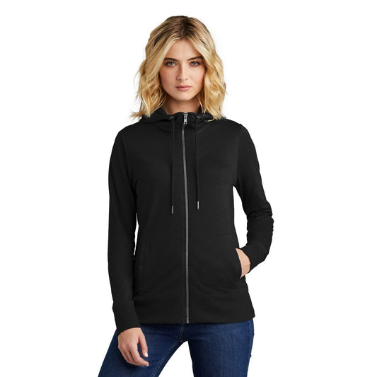 District-District® Women's Featherweight French Terry™ Full-Zip Hoodie DT673-MedTech-1