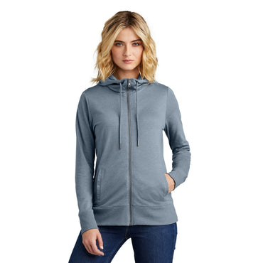District-District® Women's Featherweight French Terry™ Full-Zip Hoodie DT673-MedTech-2