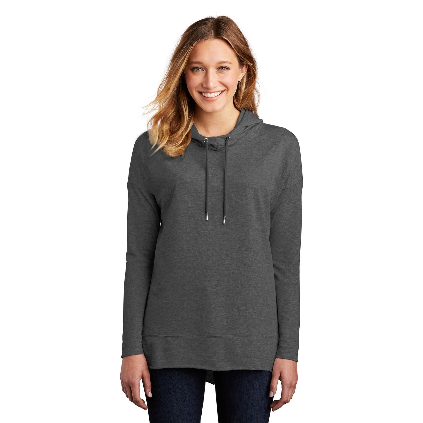 District-District ® Women's Featherweight French Terry ™ Hoodie DT671-MedTech-5