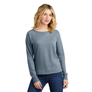 District-District® Women's Featherweight French Terry™ Long Sleeve Crewneck DT672-MedTech-2