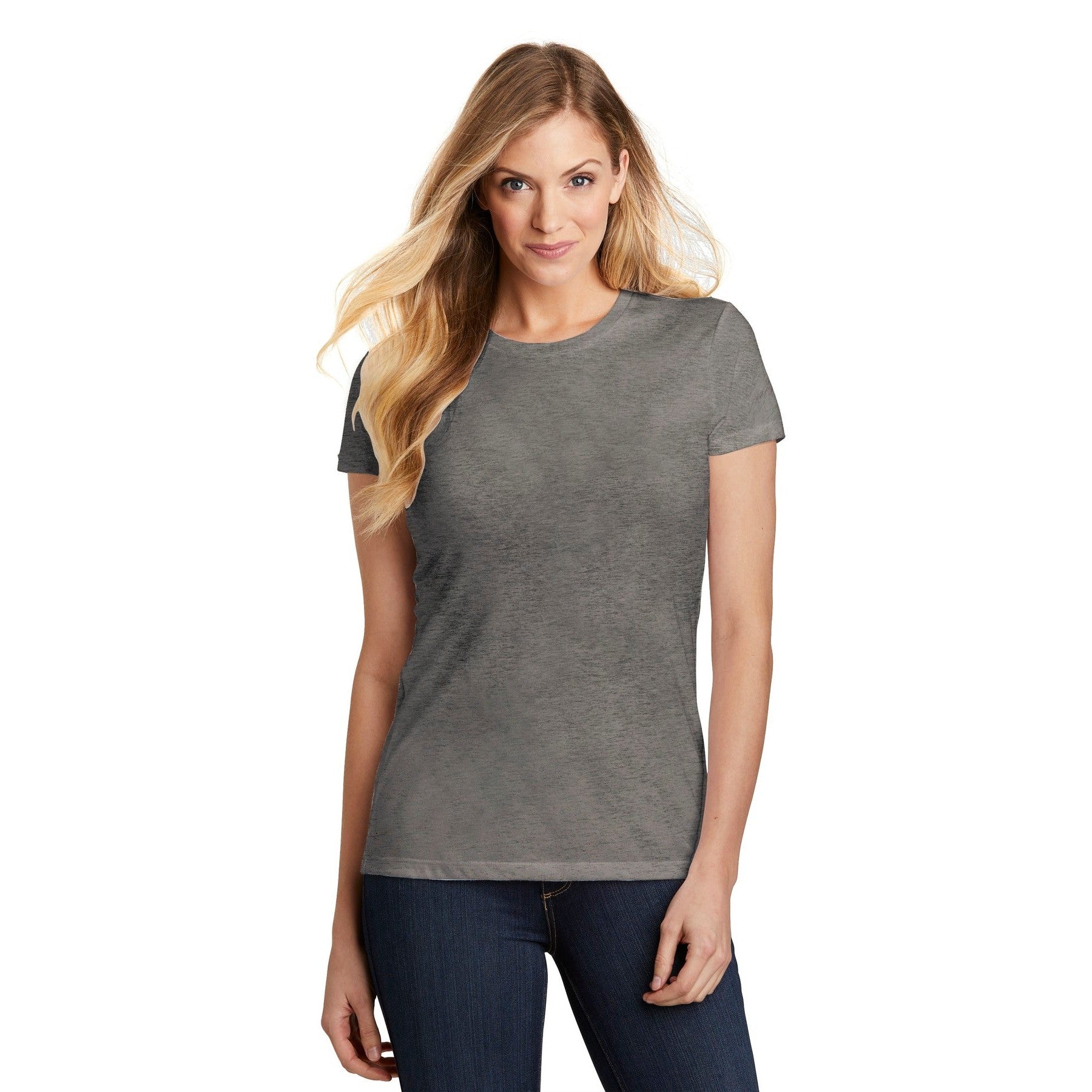District-District ® Women's Fitted Perfect Tri ® Tee. DT155-MedTech-3