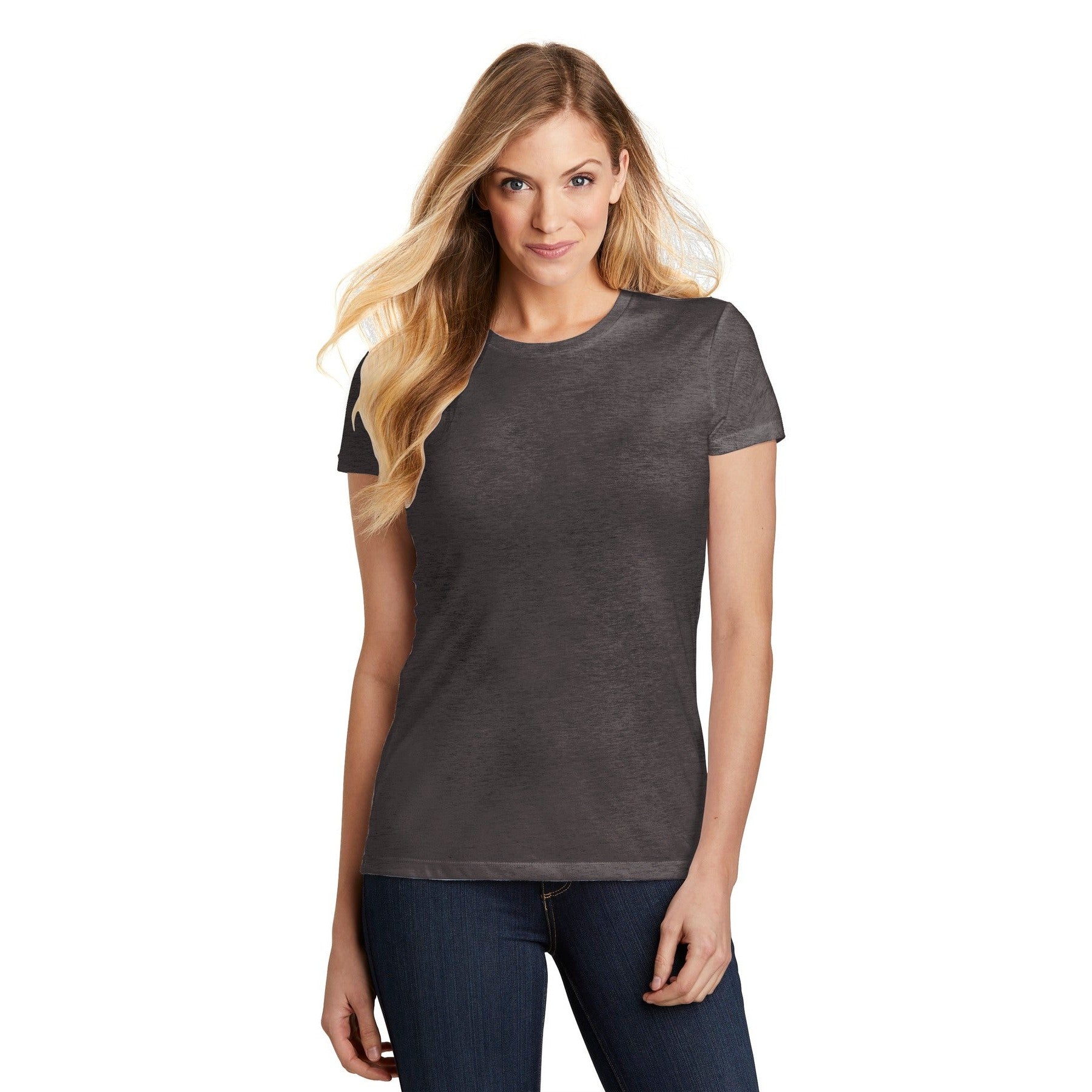District-District ® Women's Fitted Perfect Tri ® Tee. DT155-MedTech-4