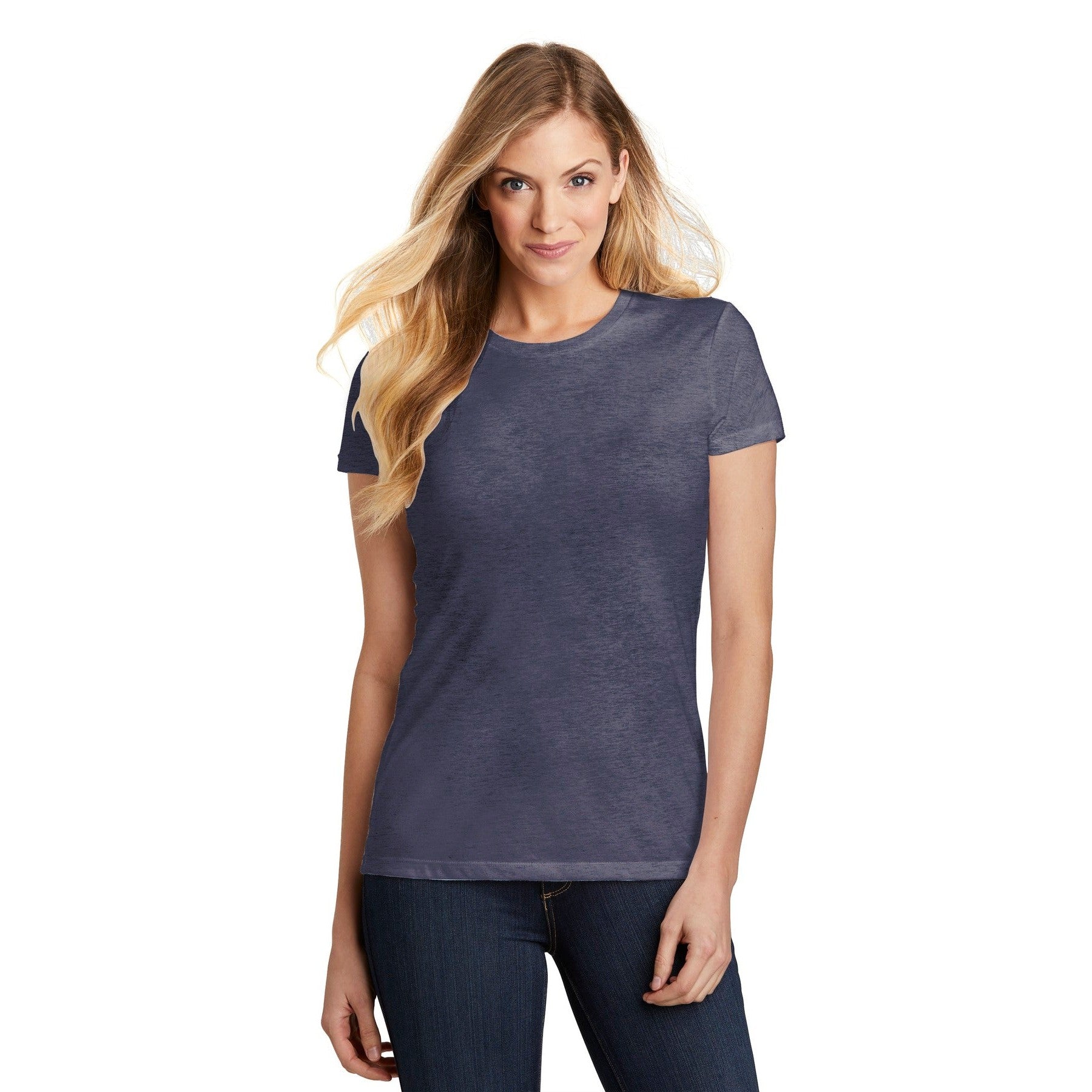 District-District ® Women's Fitted Perfect Tri ® Tee. DT155-MedTech-5