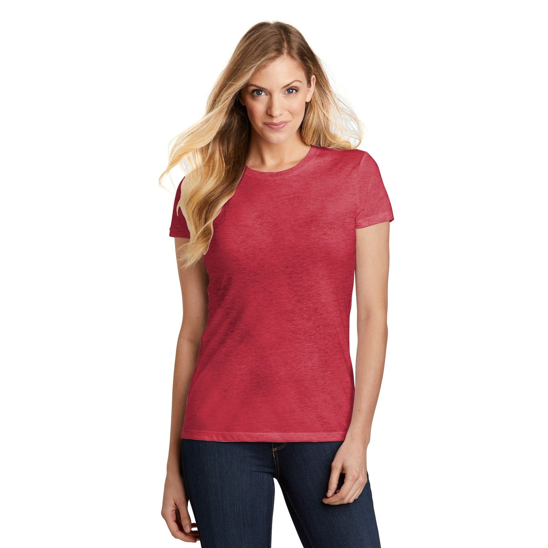 District-District ® Women's Fitted Perfect Tri ® Tee. DT155-MedTech-6