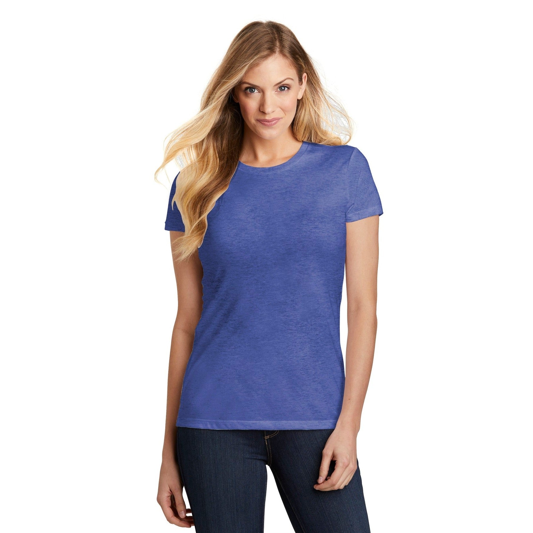 District-District ® Women's Fitted Perfect Tri ® Tee. DT155-MedTech-7
