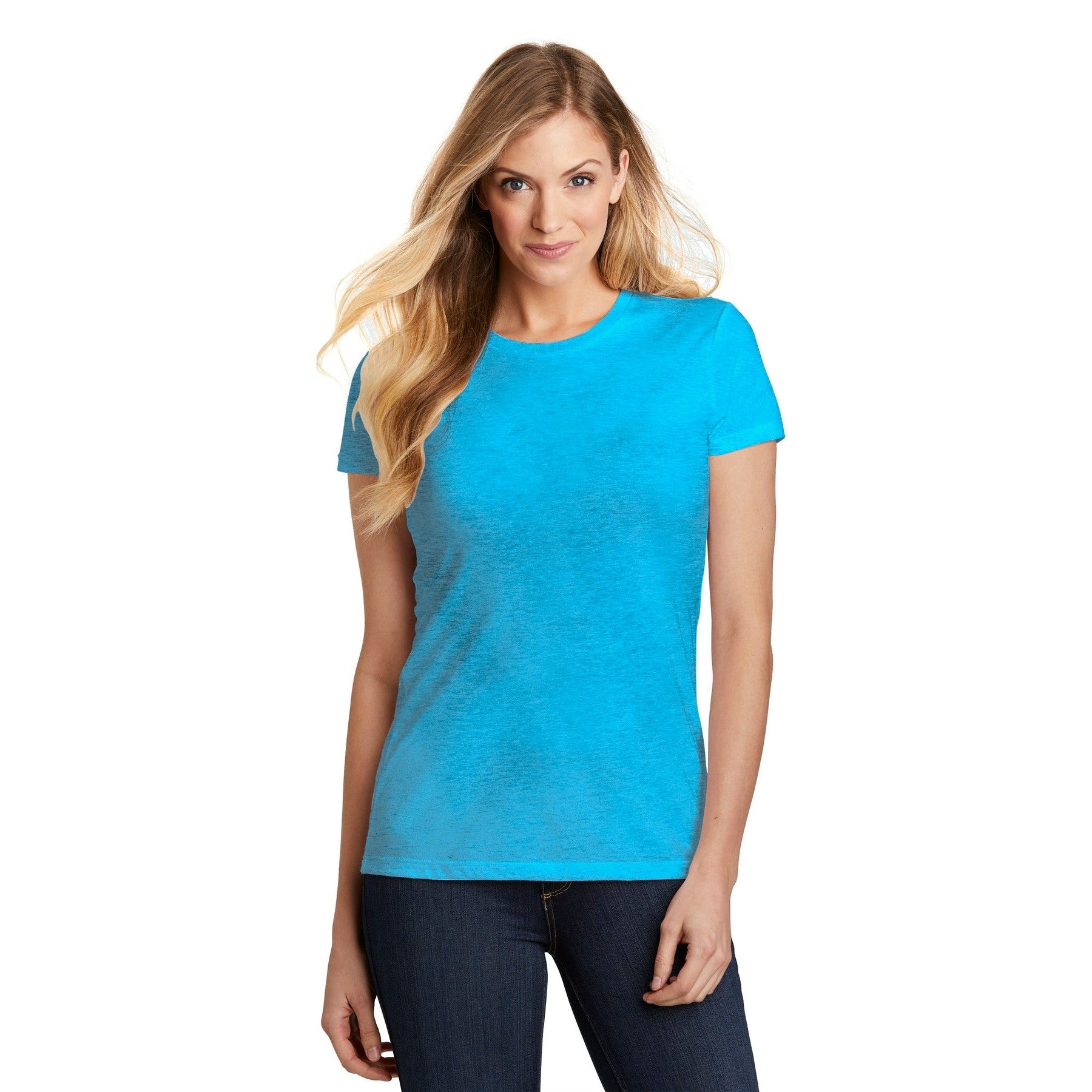 District-District ® Women's Fitted Perfect Tri ® Tee. DT155-MedTech-8