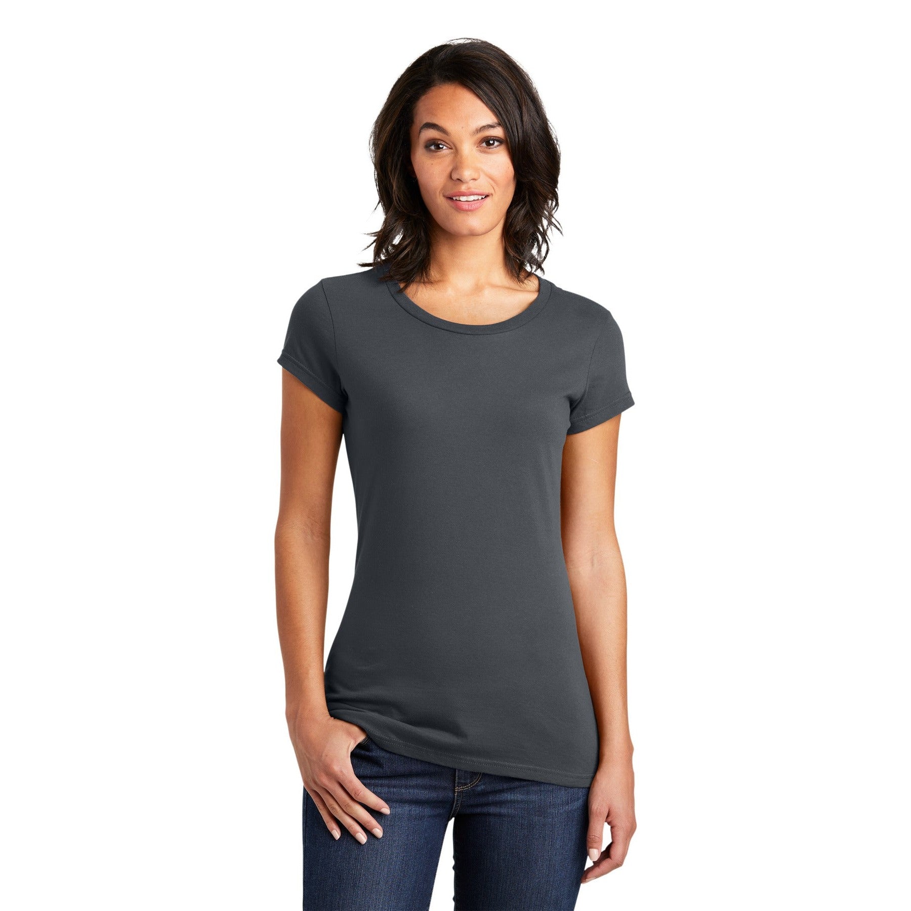 District-District® Women's Fitted Very Important Tee®. DT6001-MedTech-2