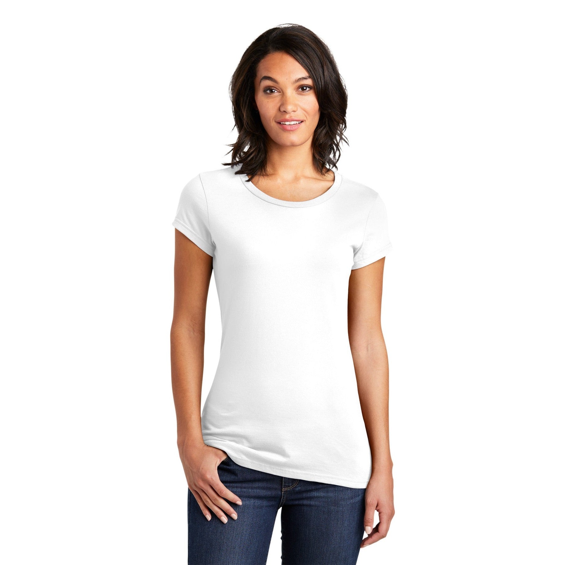 District-District® Women's Fitted Very Important Tee®. DT6001-MedTech-24
