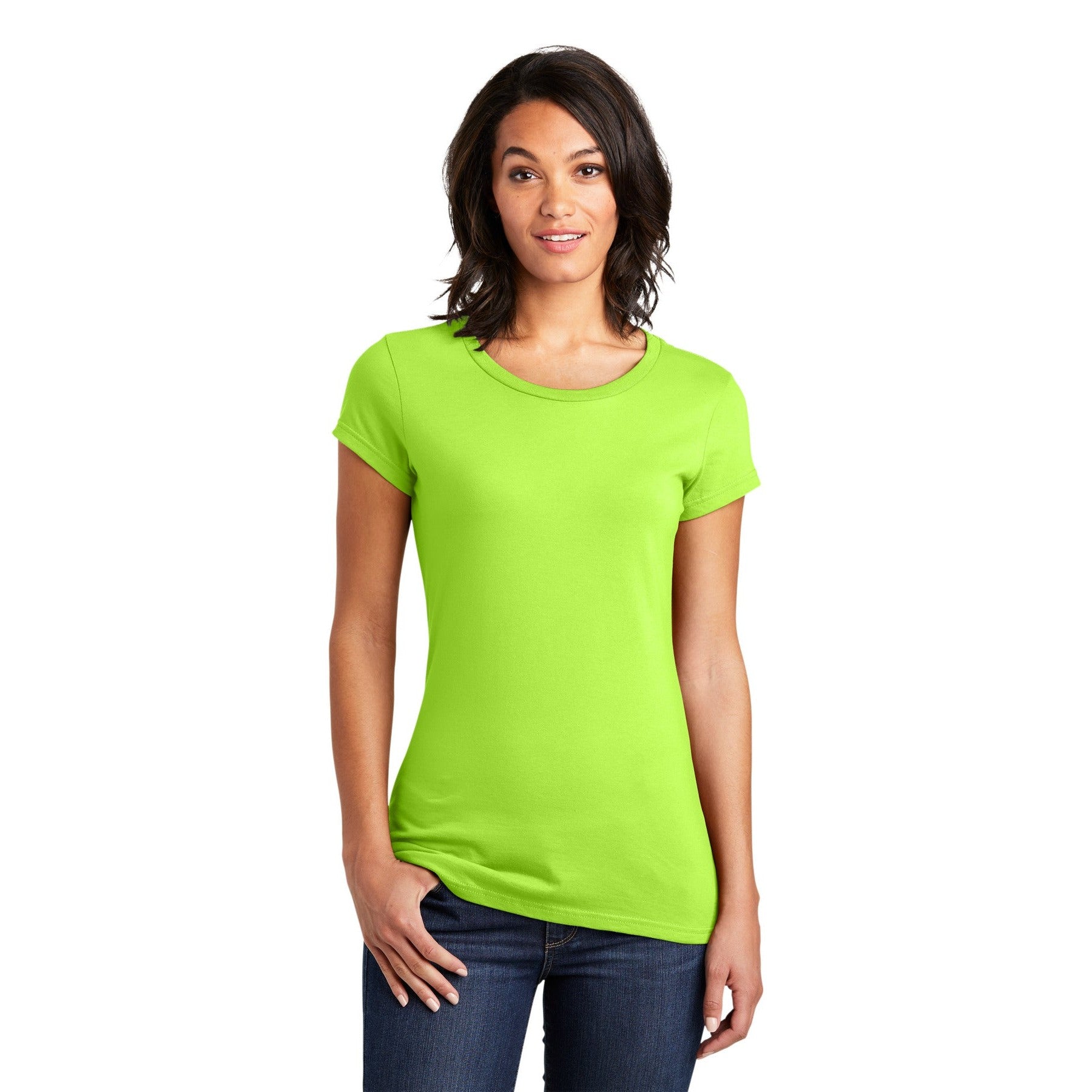 District-District® Women's Fitted Very Important Tee®. DT6001-MedTech-18
