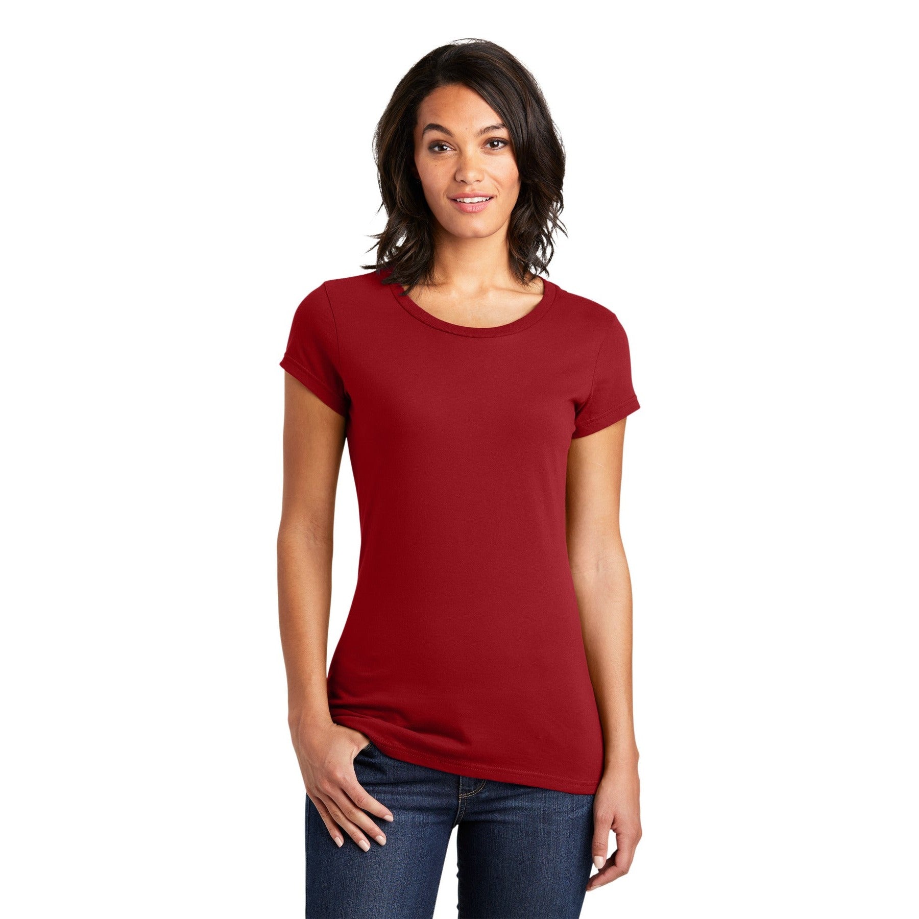 District-District® Women's Fitted Very Important Tee®. DT6001-MedTech-3