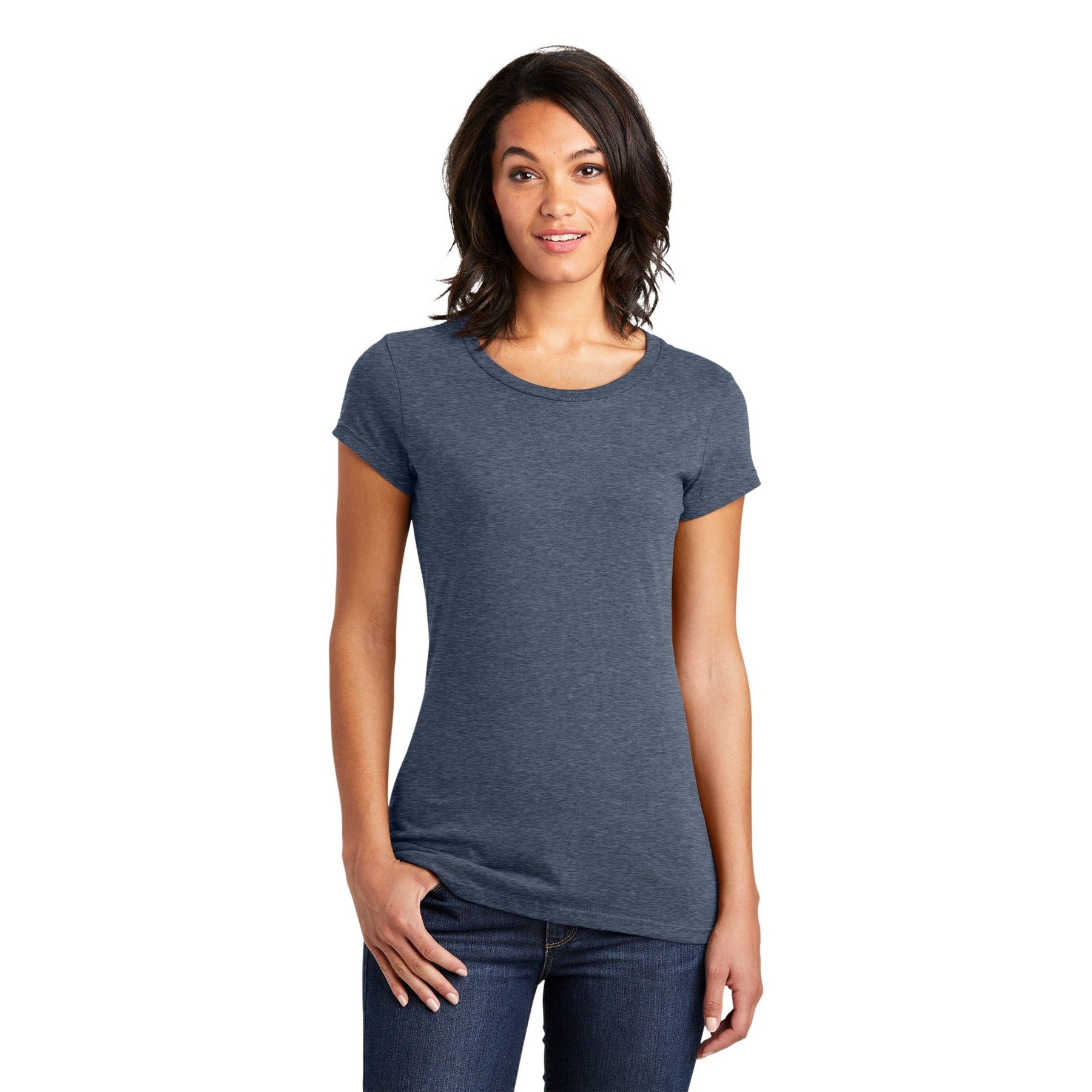 District-District® Women's Fitted Very Important Tee®. DT6001-MedTech-11