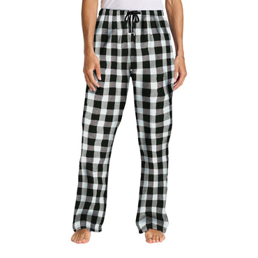 District-District® Women's Flannel Plaid Pant. DT2800-MedTech-2