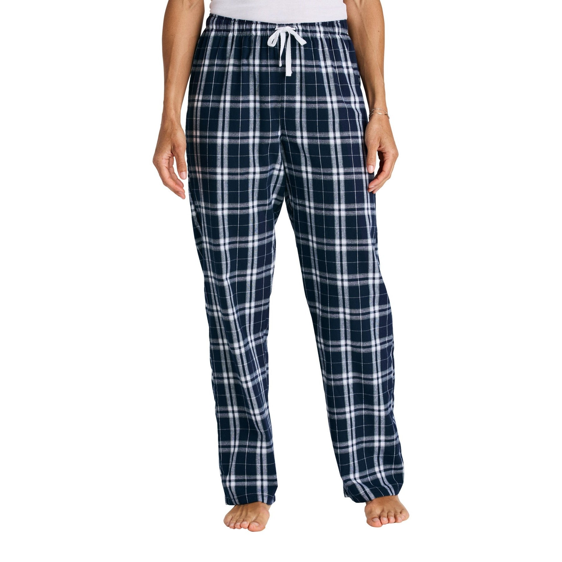 District-District® Women's Flannel Plaid Pant. DT2800-MedTech-7