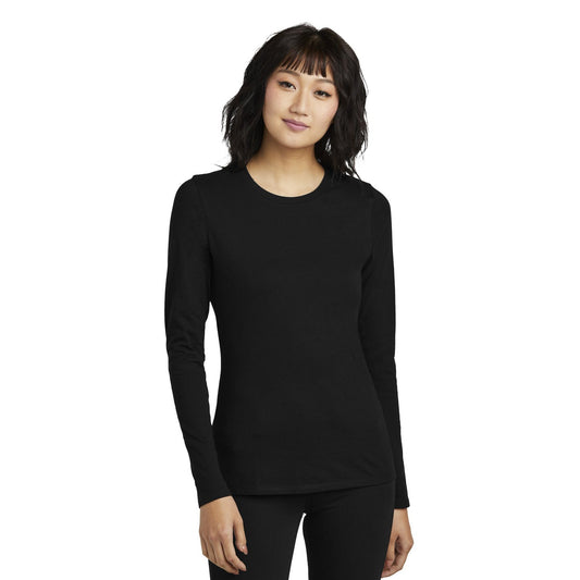 District-District® Women's Perfect Blend® CVC Long Sleeve Tee DT110-MedTech-1