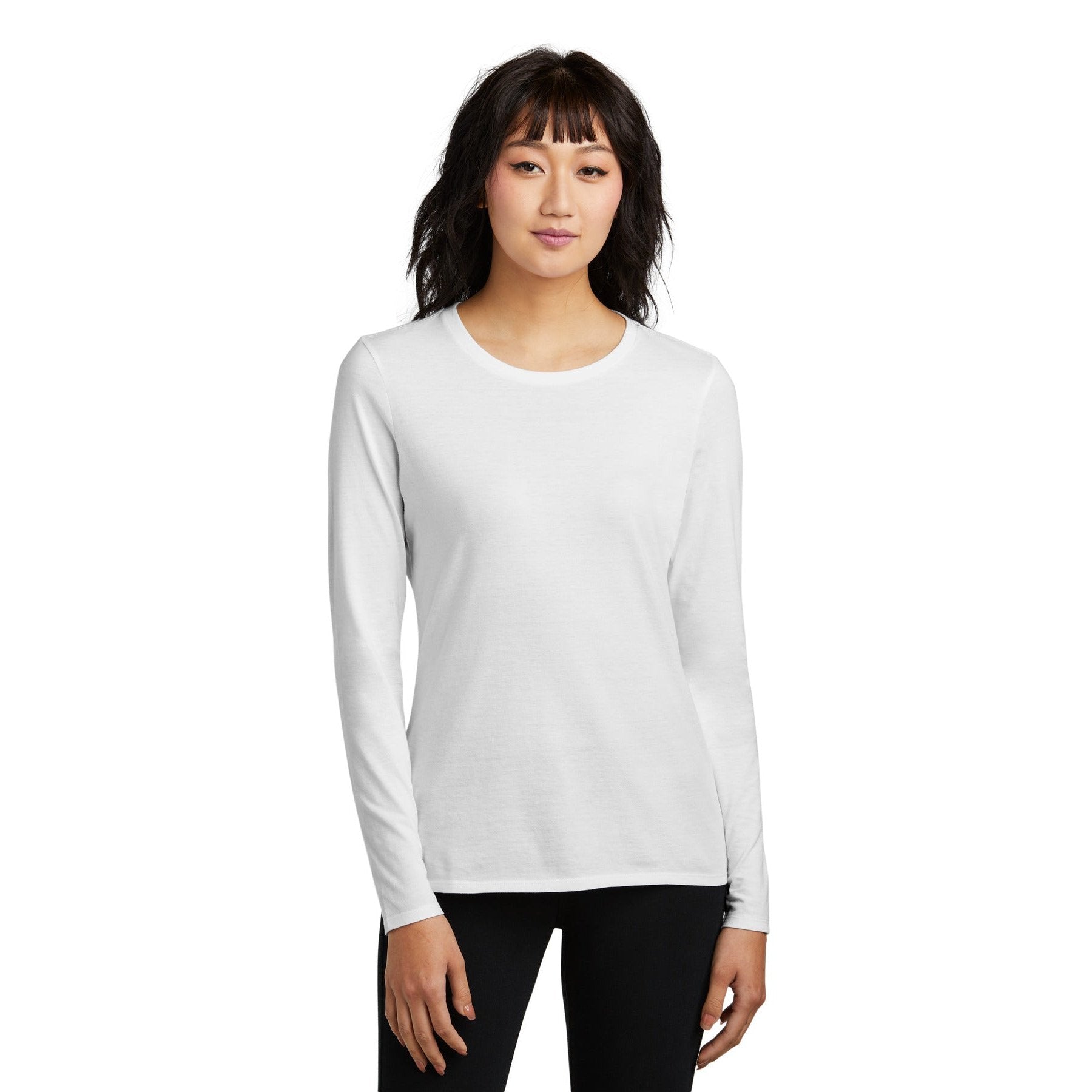 District-District® Women's Perfect Blend® CVC Long Sleeve Tee DT110-MedTech-8