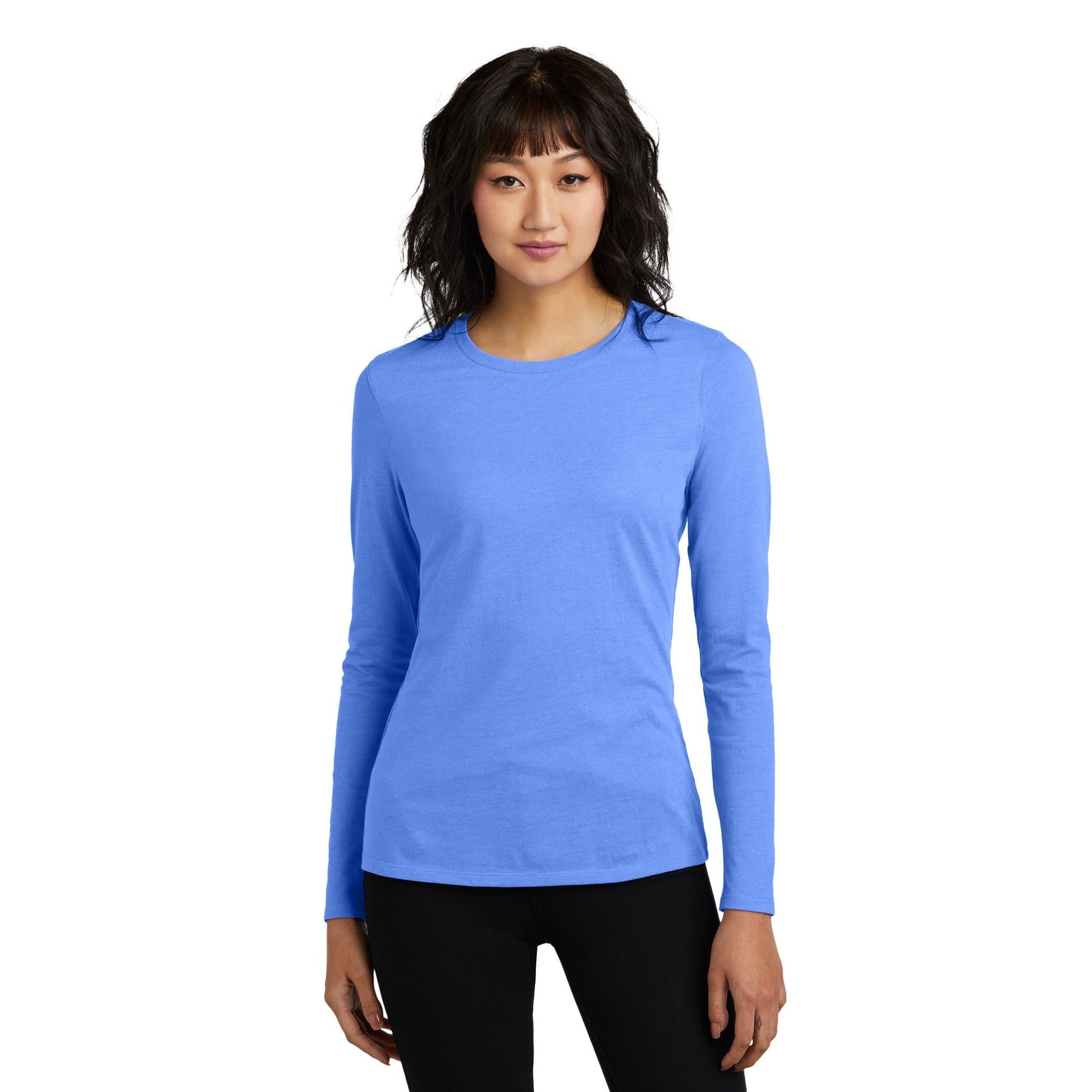 District-District® Women's Perfect Blend® CVC Long Sleeve Tee DT110-MedTech-6