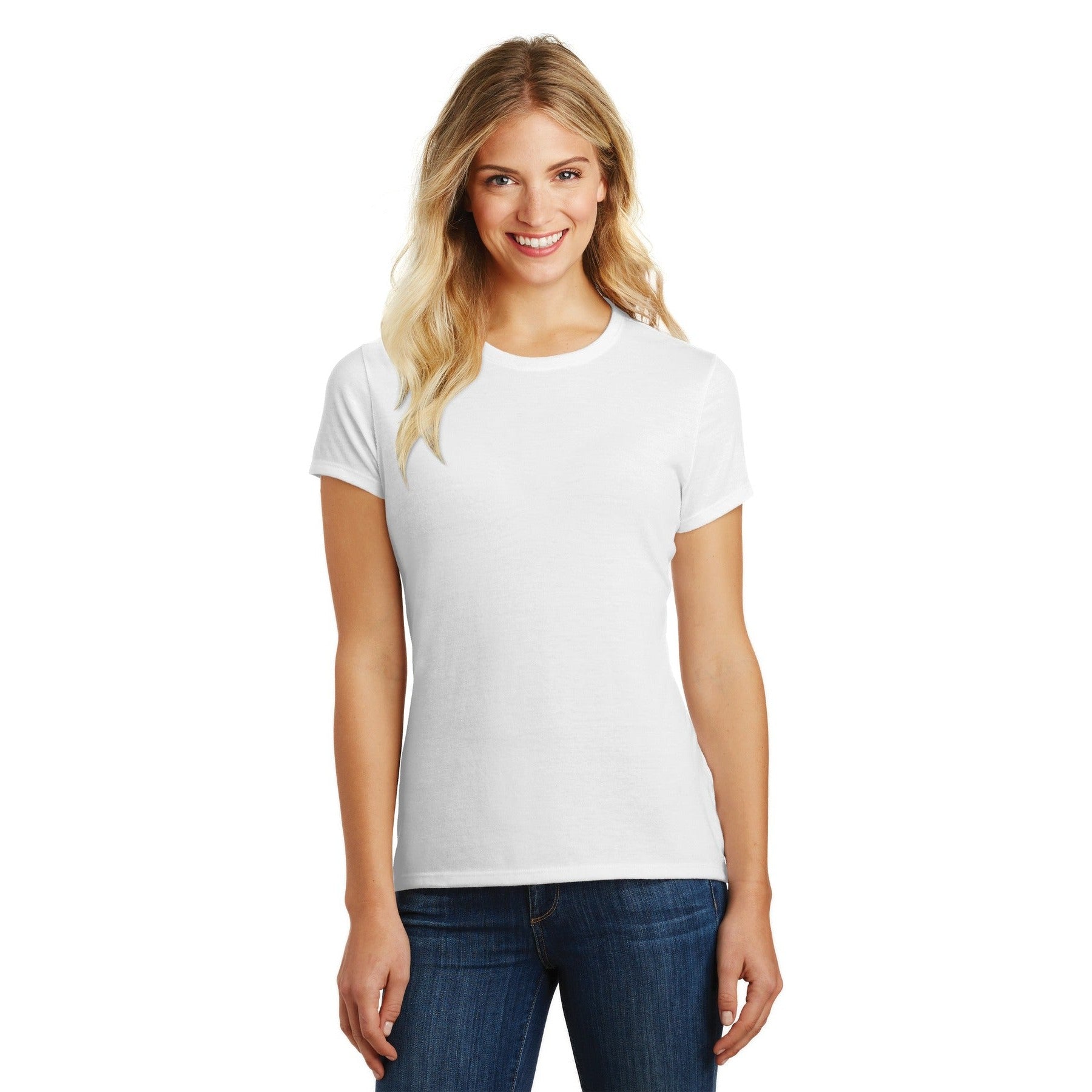District-District ® Women's Perfect Blend® CVC Tee. DM108L-MedTech-13
