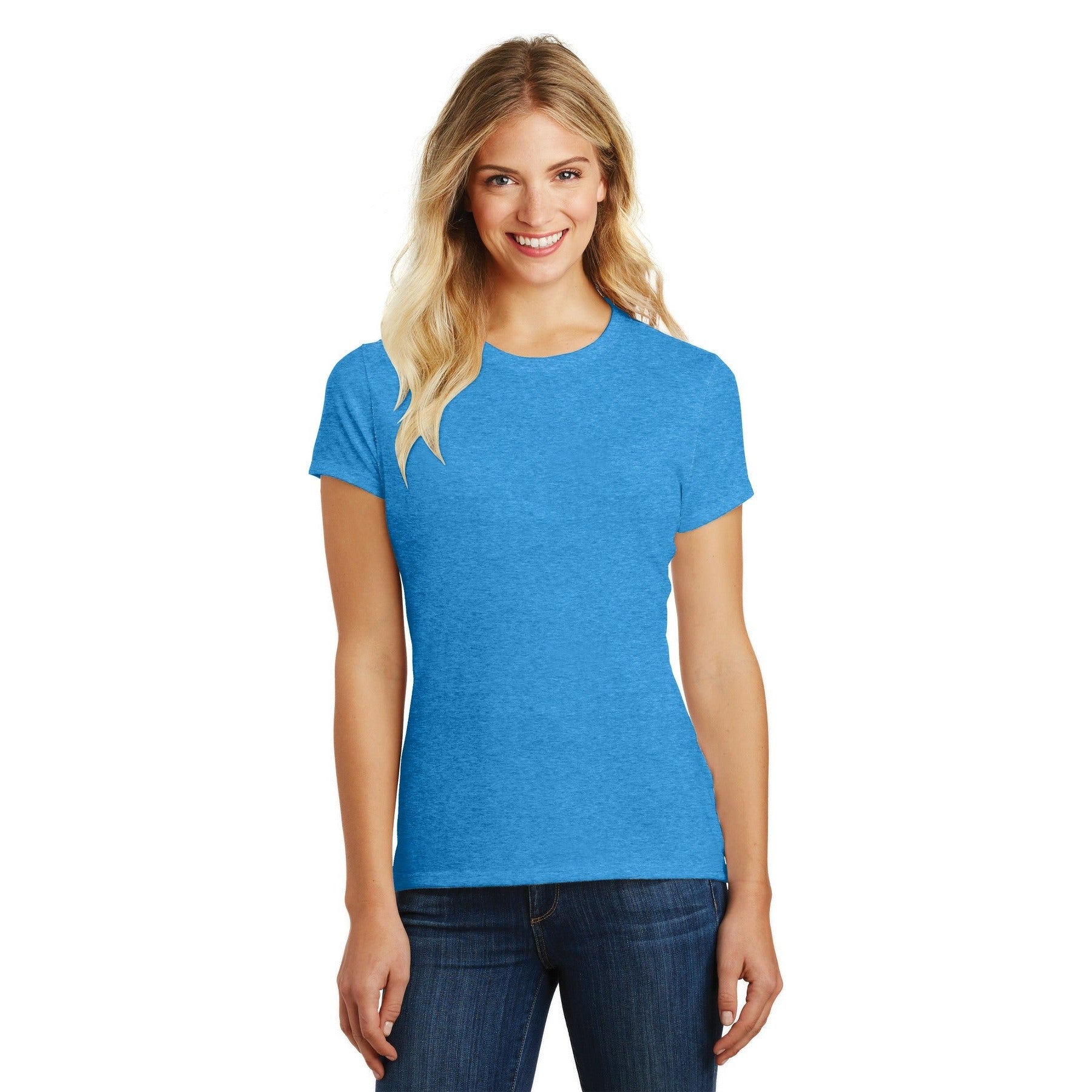 District-District ® Women's Perfect Blend® CVC Tee. DM108L-MedTech-4