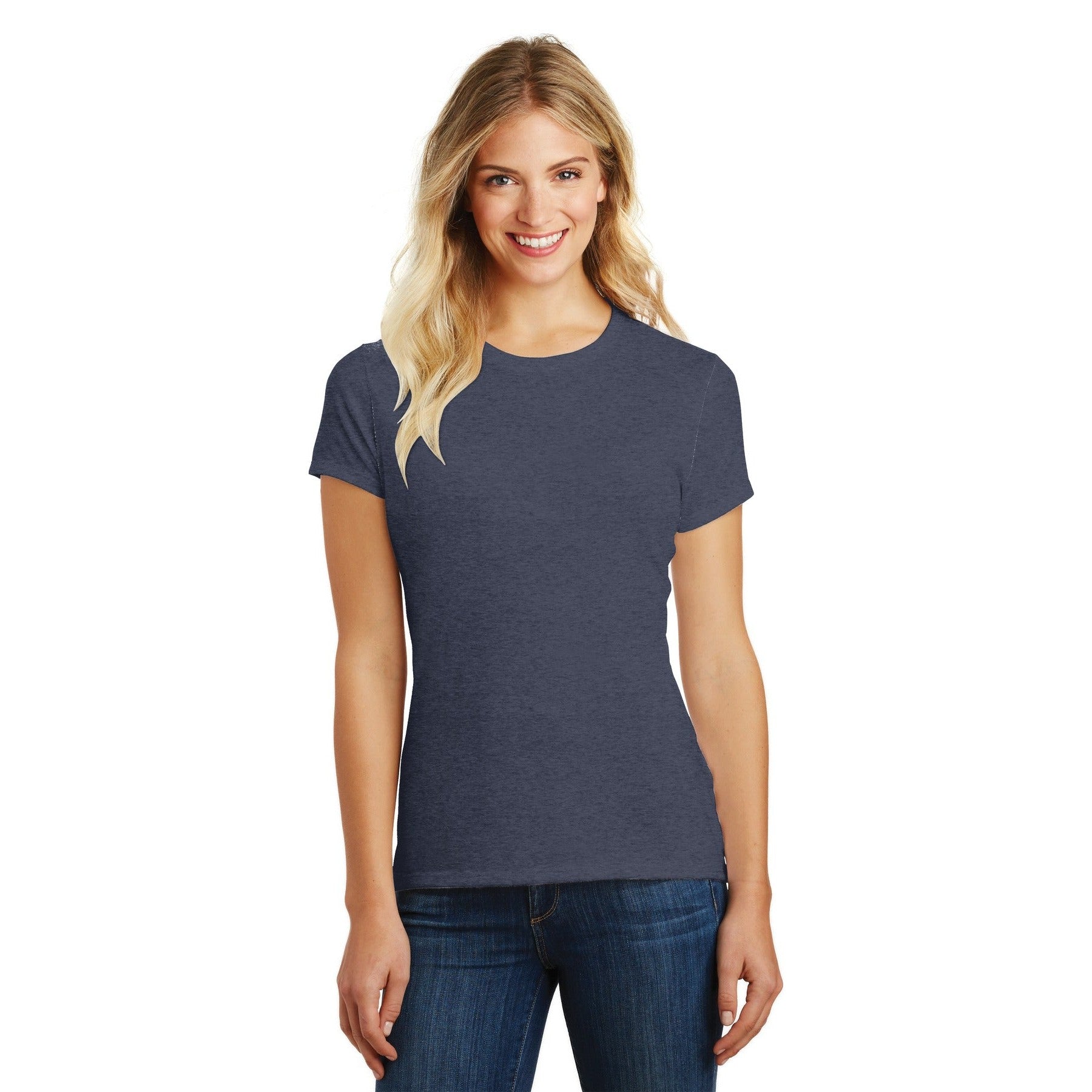 District-District ® Women's Perfect Blend® CVC Tee. DM108L-MedTech-7