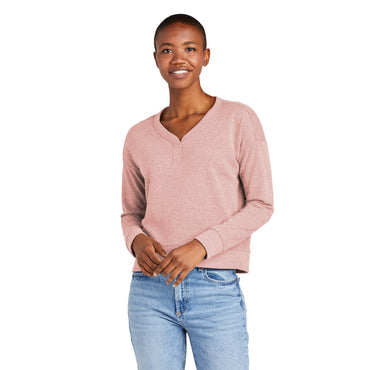 District-District® Women's Perfect Tri® Fleece V-Neck Sweatshirt DT1312-MedTech-2