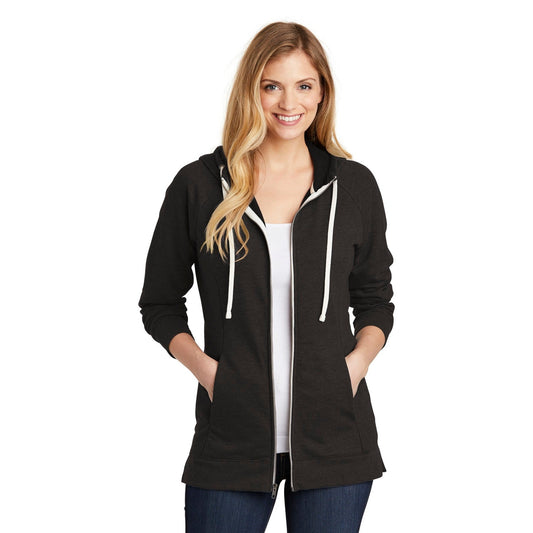 District-District ® Women's Perfect Tri ® French Terry Full-Zip Hoodie. DT456-MedTech-1