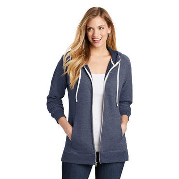 District-District ® Women's Perfect Tri ® French Terry Full-Zip Hoodie. DT456-MedTech-2