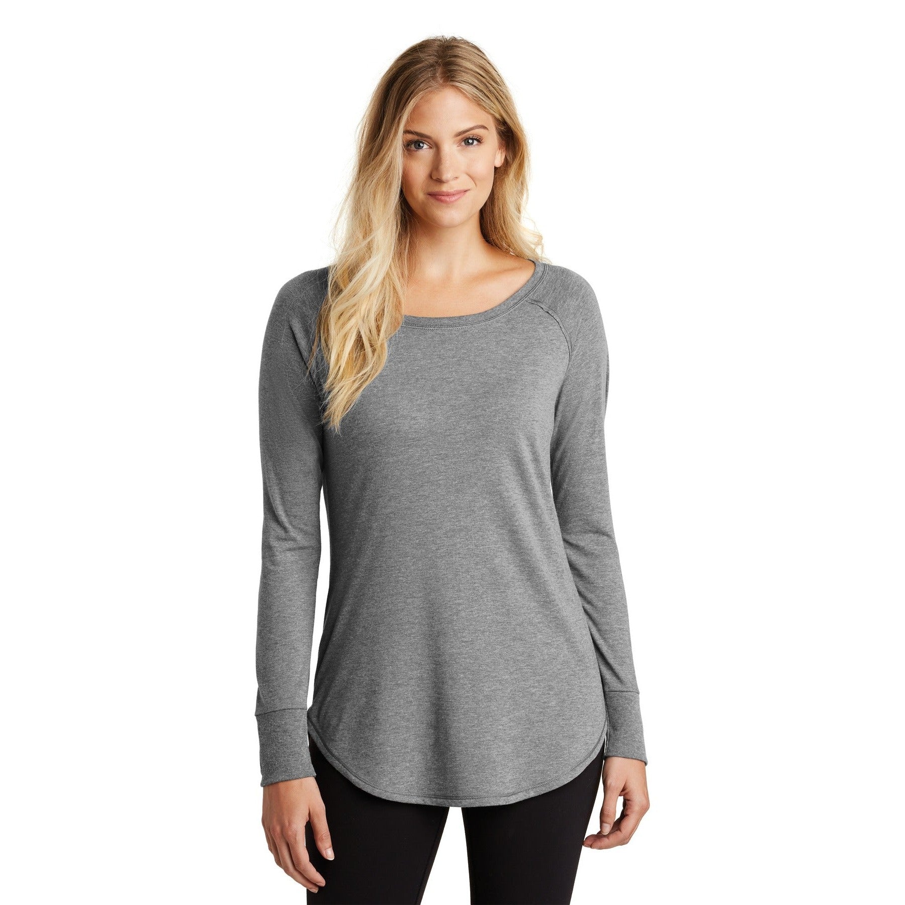 District-District ® Women's Perfect Tri ® Long Sleeve Tunic Tee. DT132L-MedTech-3