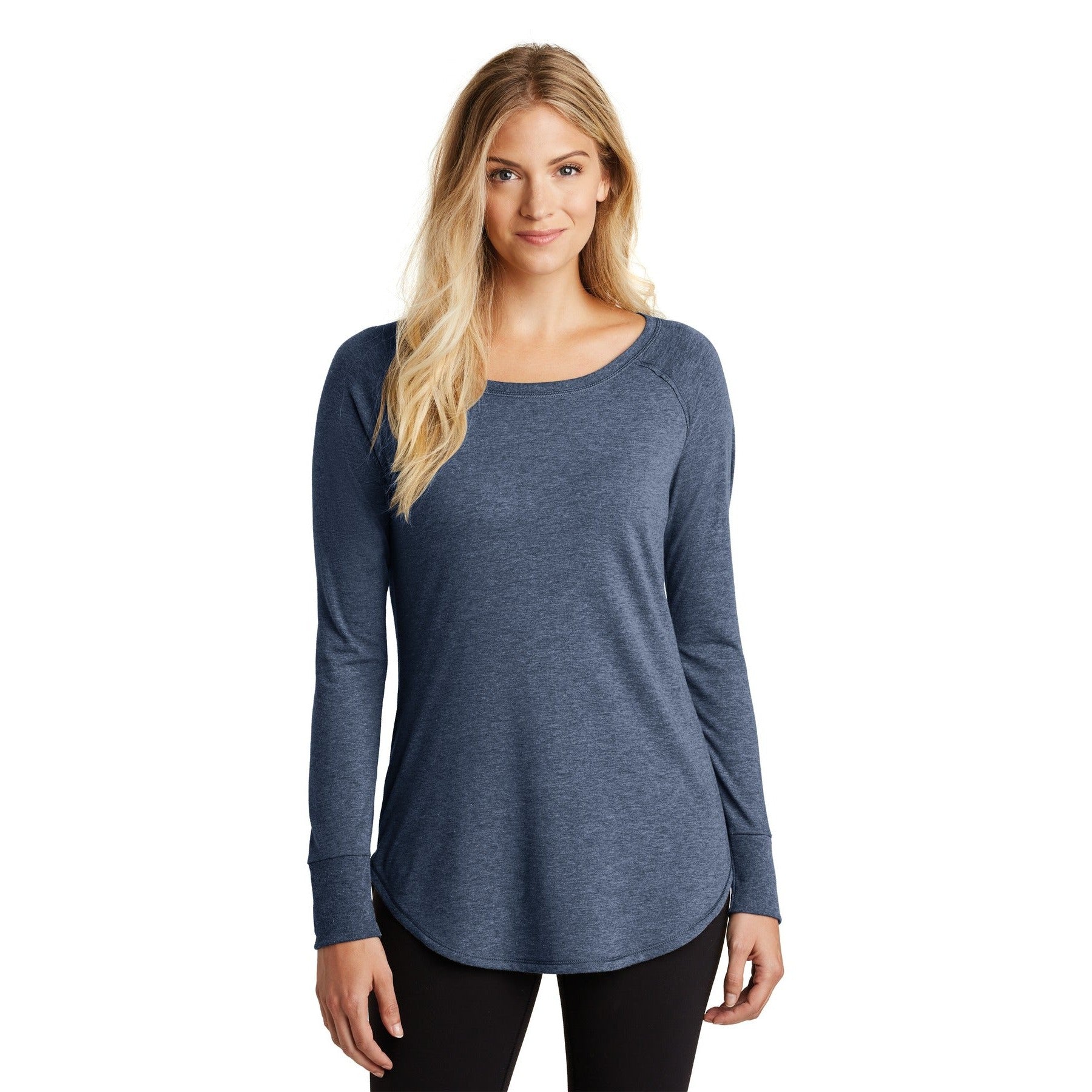 District-District ® Women's Perfect Tri ® Long Sleeve Tunic Tee. DT132L-MedTech-4