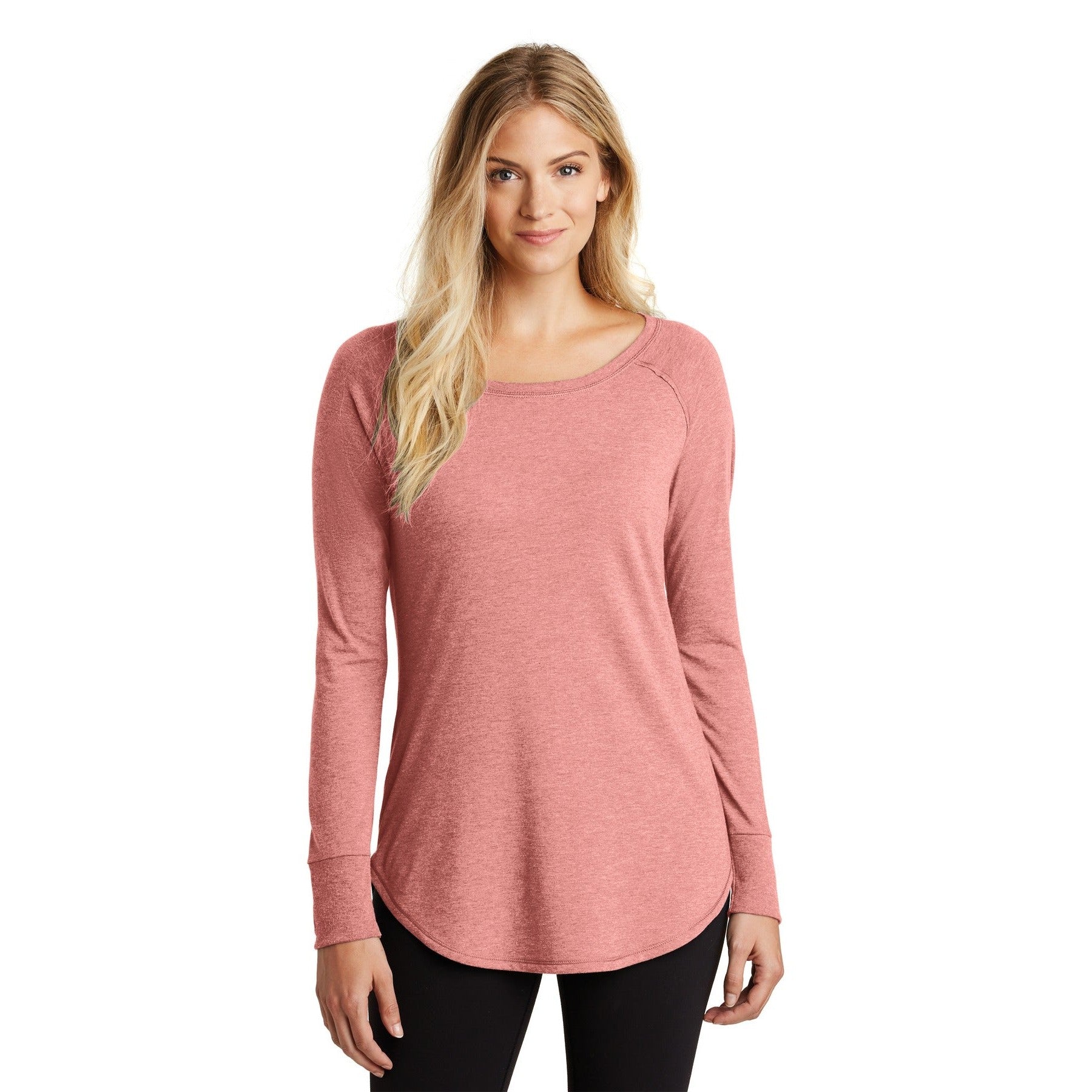 District-District ® Women's Perfect Tri ® Long Sleeve Tunic Tee. DT132L-MedTech-2