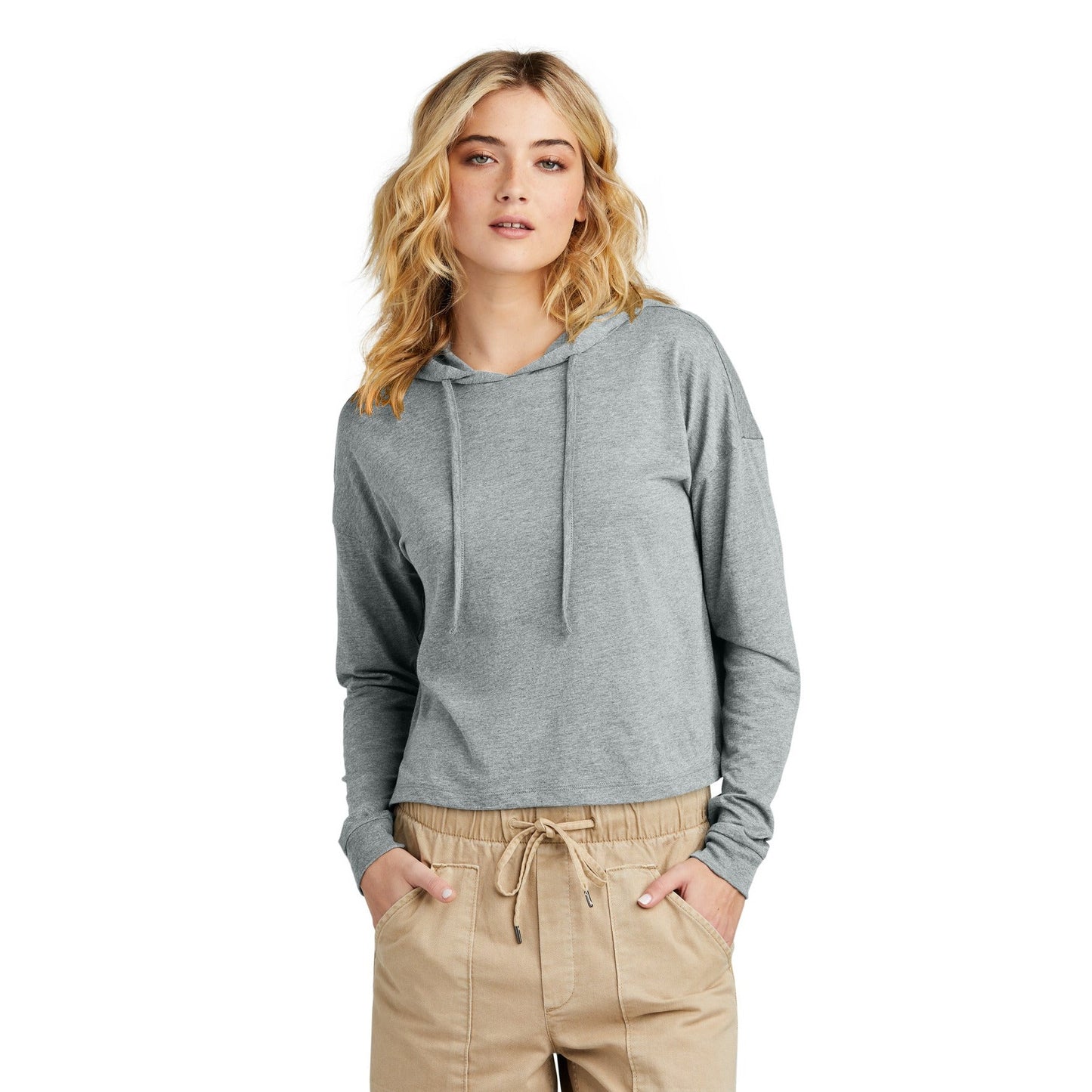 District-District® Women's Perfect Tri® Midi Long Sleeve Hoodie DT1390L-MedTech-4